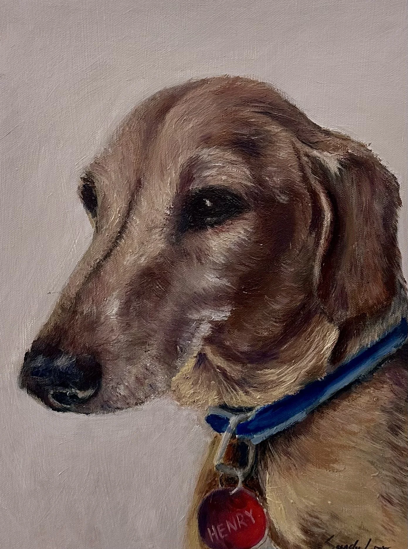 Pet Portrait Oil Painting (2024)