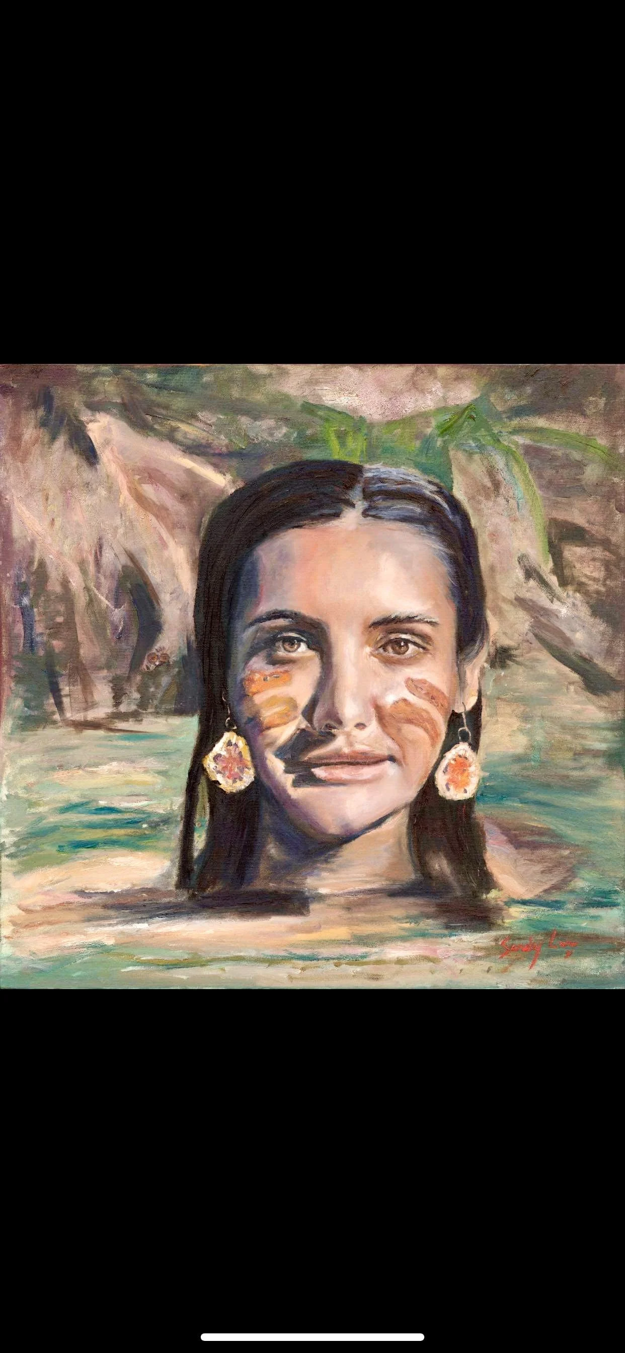 ‘Seen’ Original Professionally Framed Oil Painting