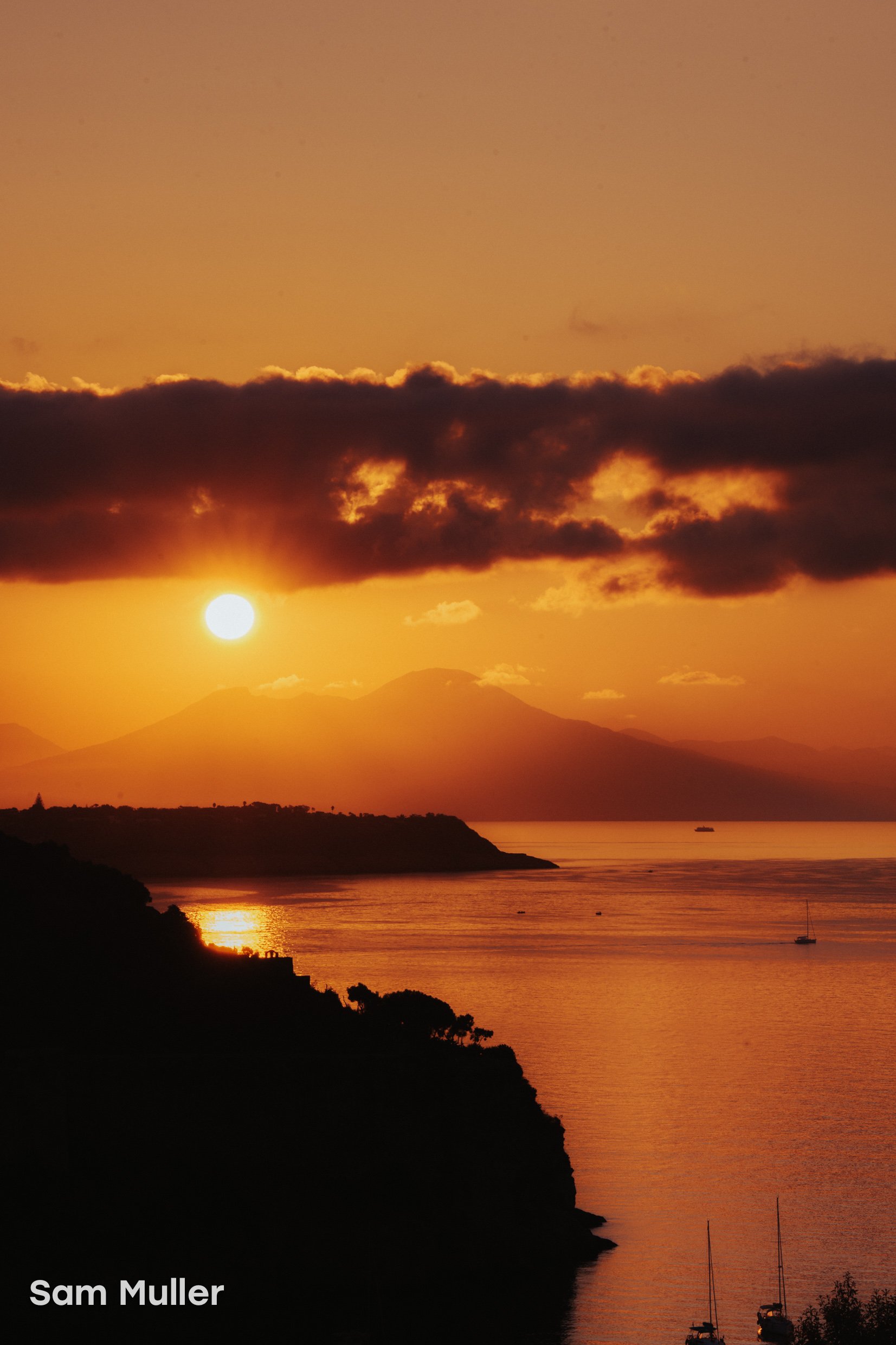 Sunrise Over Mt Vesuvius