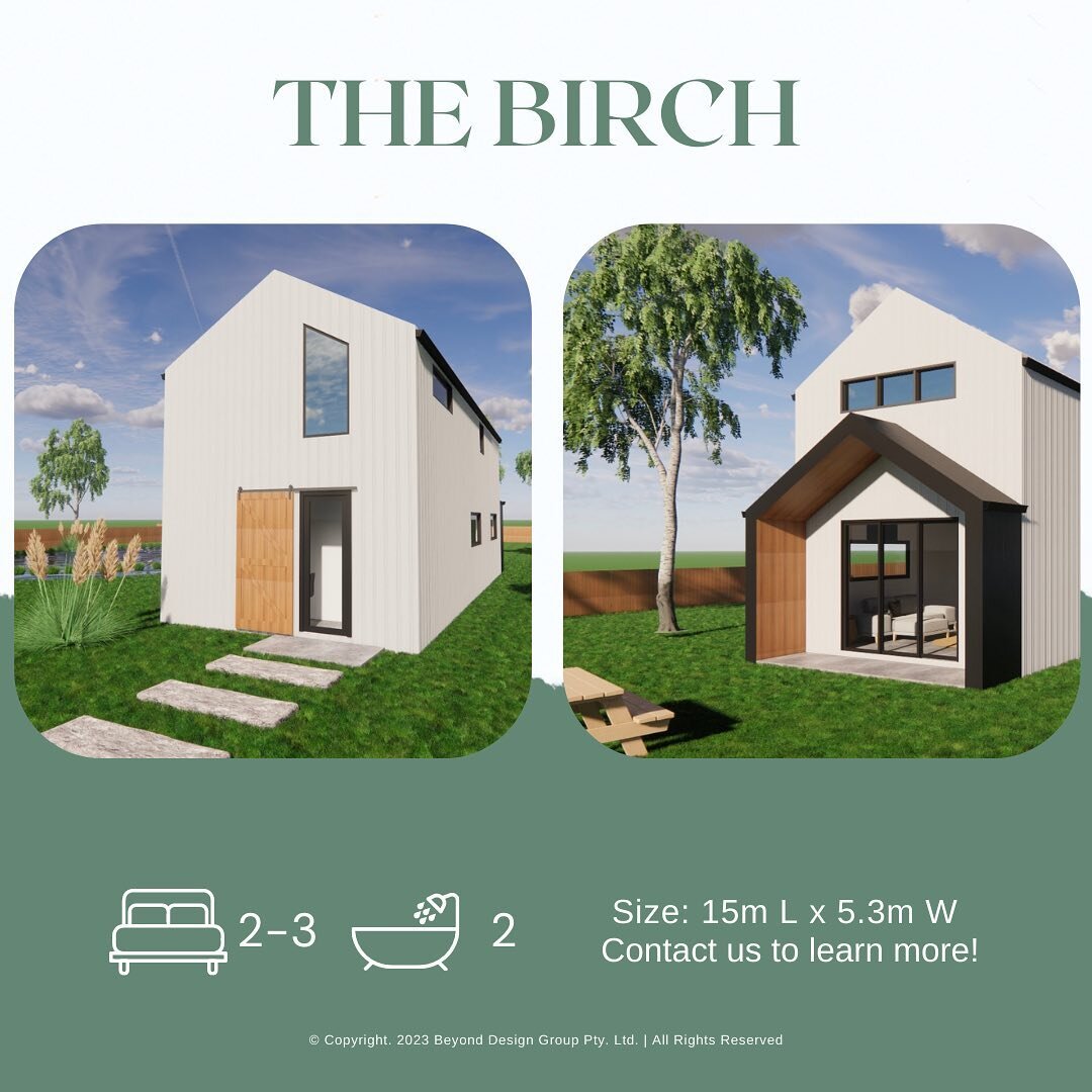Introducing: The Birch

Our barn inspired dual level home, the Birch features both a two and three bedroom upper floor layout. Combining open plan living with carefully thought-out functional layouts. This modern design leaves no space to waste! 

Le