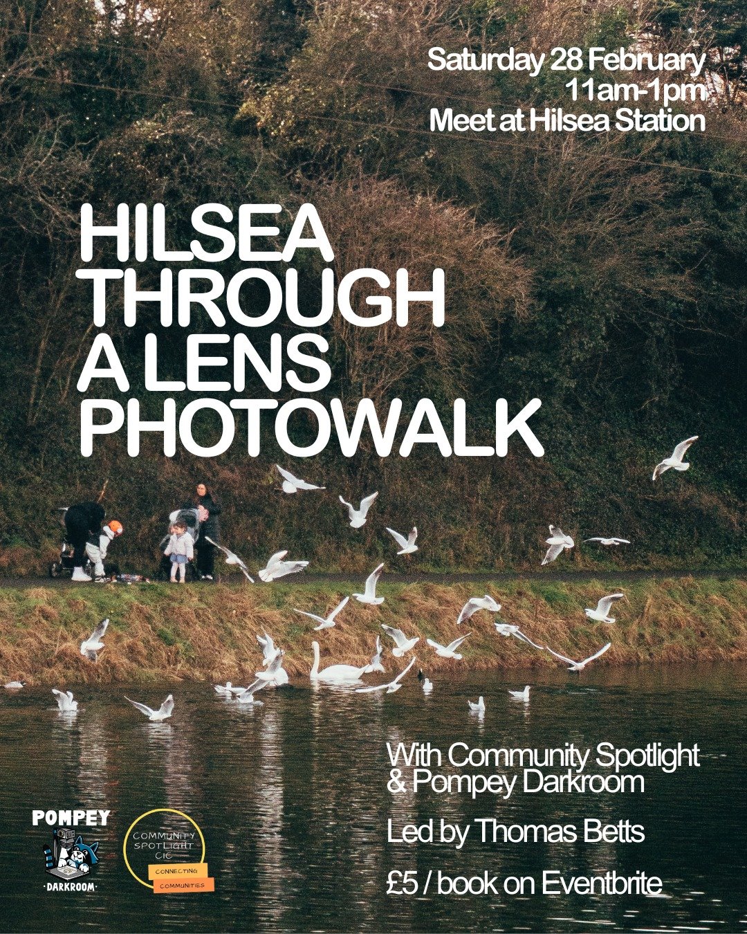 One day to go until the next 'Hilsea Through a Lens' Photowalk

This monthly series of photography walks, developed in partnership with @communityspotlightportsmouth, are an opportunity to slow down, look closely and explore familiar surroundings thr
