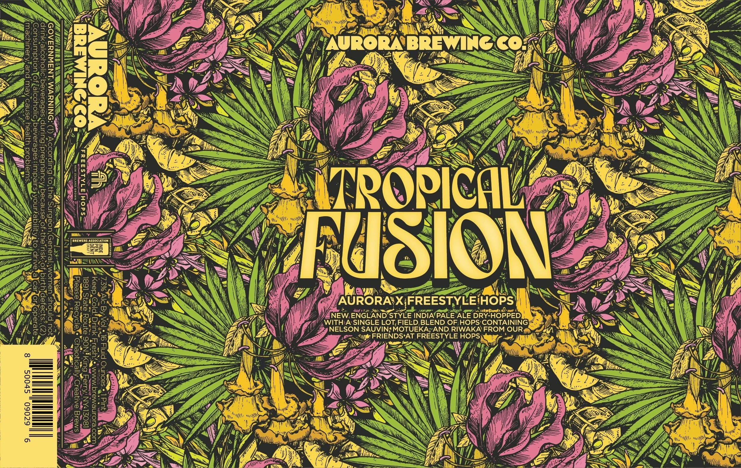 Tropical Fusion ( Aurora x Freestyle Hops)