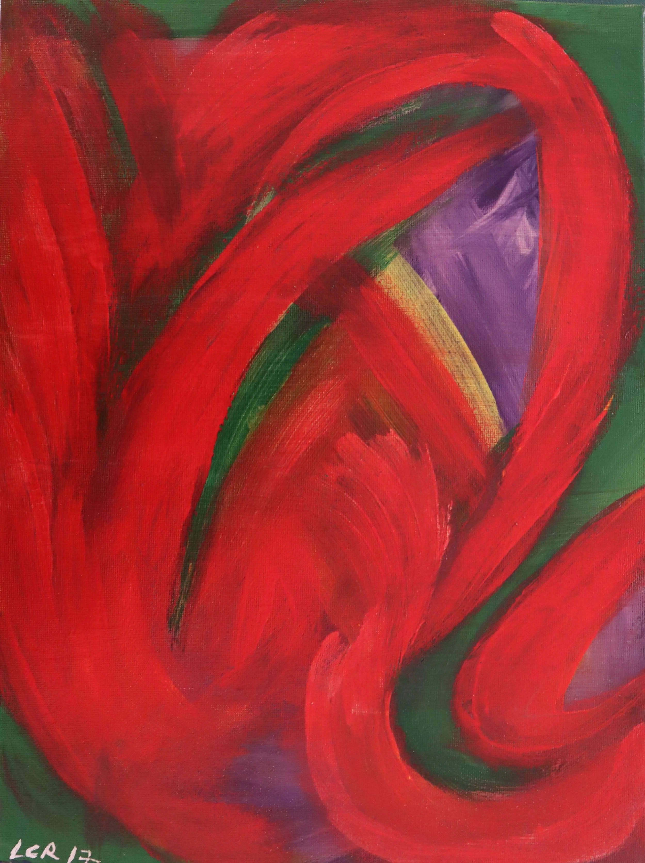 Spring ~ Acrylic (Print only) *

After a rainy season, spring finally arrived with its vibrant colours and warmth. This piece is inspired by a sudden burst of spring in London 2017. Relax, sit back and admire the vibrant red interweaving with the elu