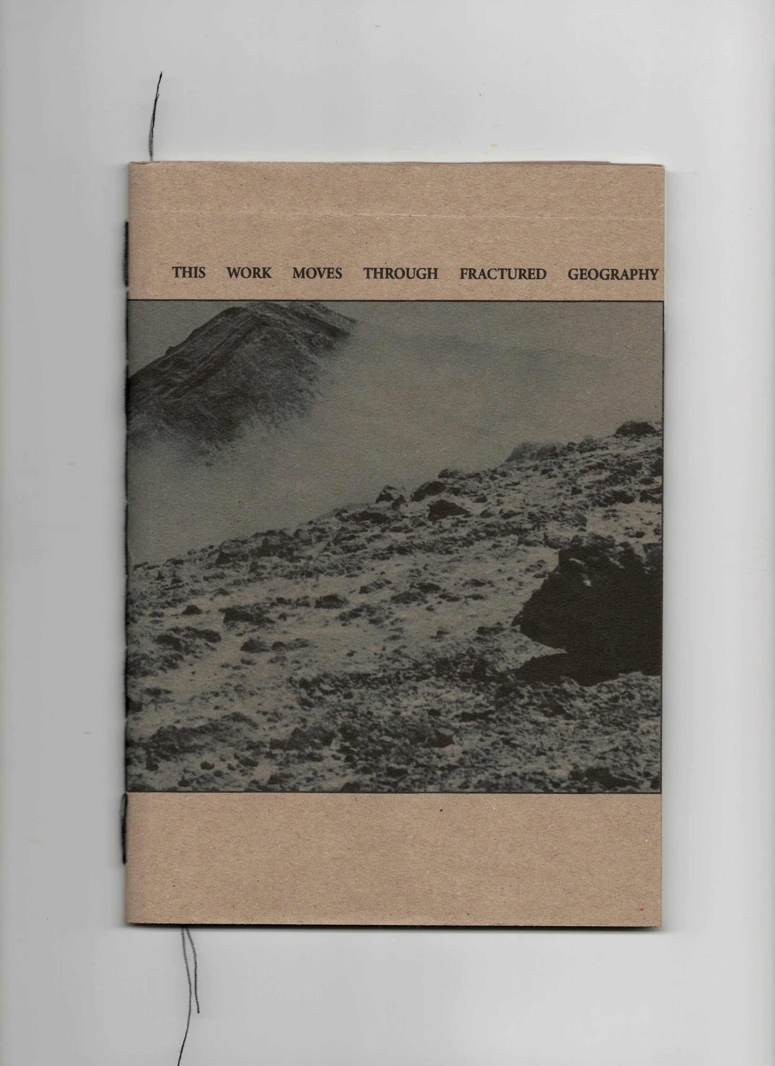 This work moves through fractured geography