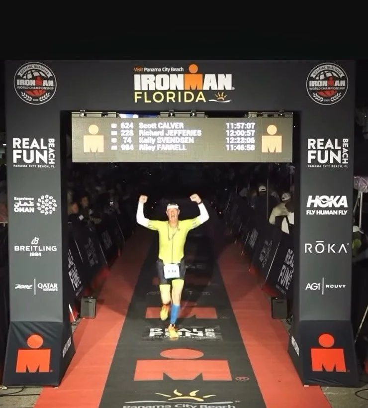 #medalmonday Huge congrats to R3E athlete, friend, and fellow @austintriclub teammate Henry for completing Ironman Florida Saturday and setting a 2+ hour PR from 2024! Henry has a thirst for excellence and he knew after 2024 Ironman Texas, he had mor