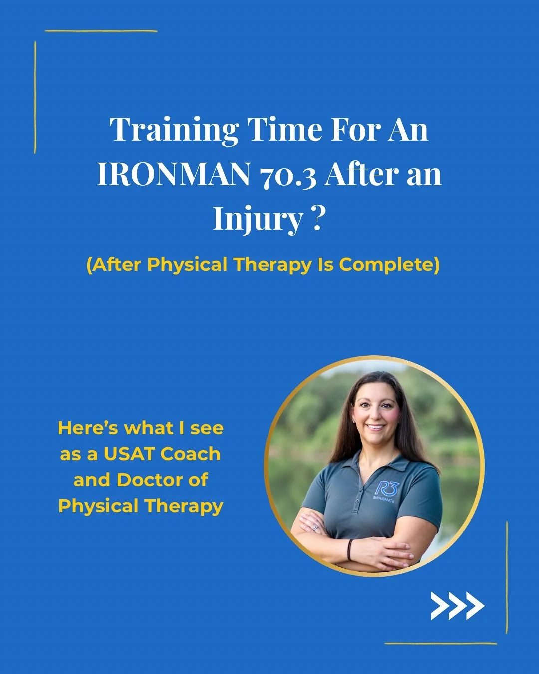How long does it really take to train for a 70.3 after a lower-body injury? The honest answer is that there isn&rsquo;t one timeline. There&rsquo;s the right timeline for your body, your recovery, your fitness base, and your life load.

Most athletes