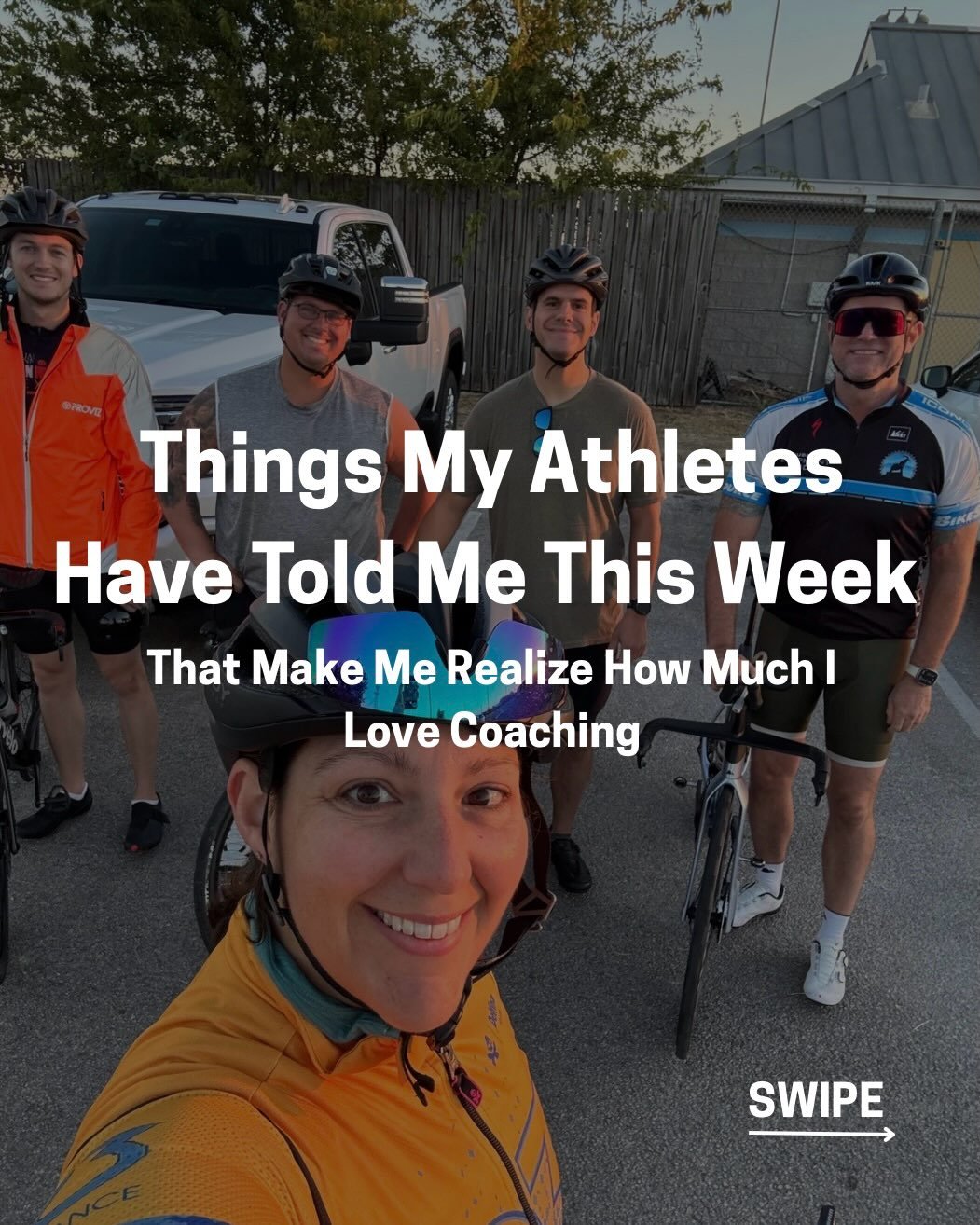 Why did I start coaching? To help more athletes reach their goals from a different perspective - not only as a physical therapist, but as a coach who can build an athlete from medical clearance to race ready shape. 

As I continue to coach more athle