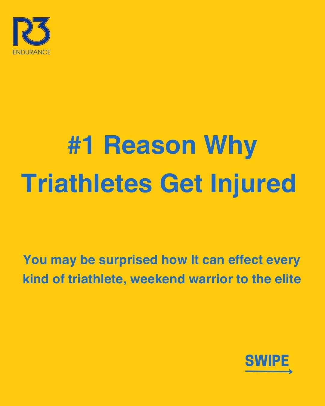The number one reason triathletes get injured? I see this all the time as a Doctor of Physical Therapy who works with endurance athletes and a Triathlon coach. 

INCONSISTENCY!

You may be thinking you are so consistent, you never miss a workout. Yes
