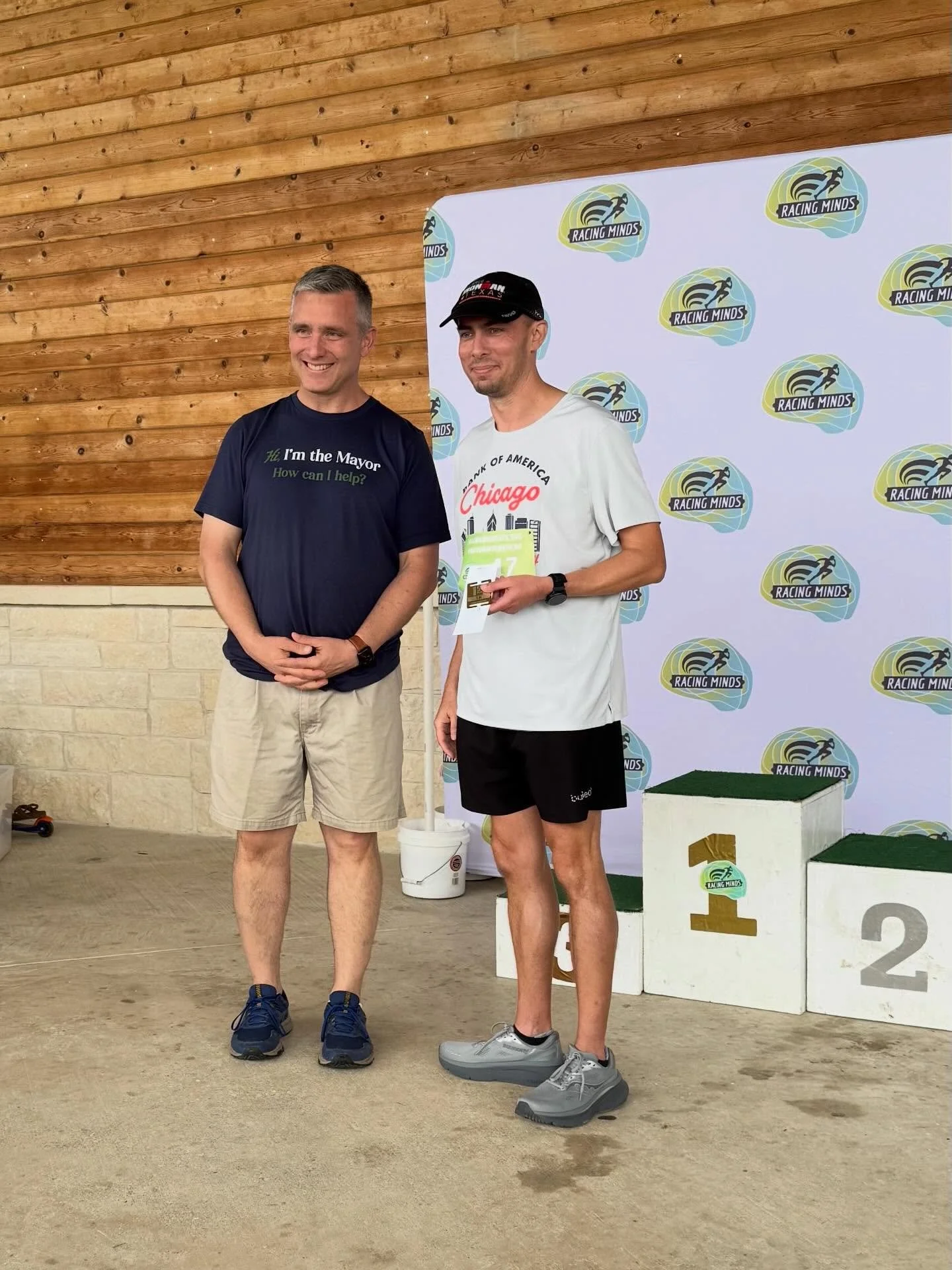 #medalmonday Congrats to R3E athletes Al and John at their run events this weekend. Al ran the Earth Day 5k @racingmindsatx with a 3rd place overall and 1st place Masters and AG finish! John Z ran his first half marathon after a total knee replacemen