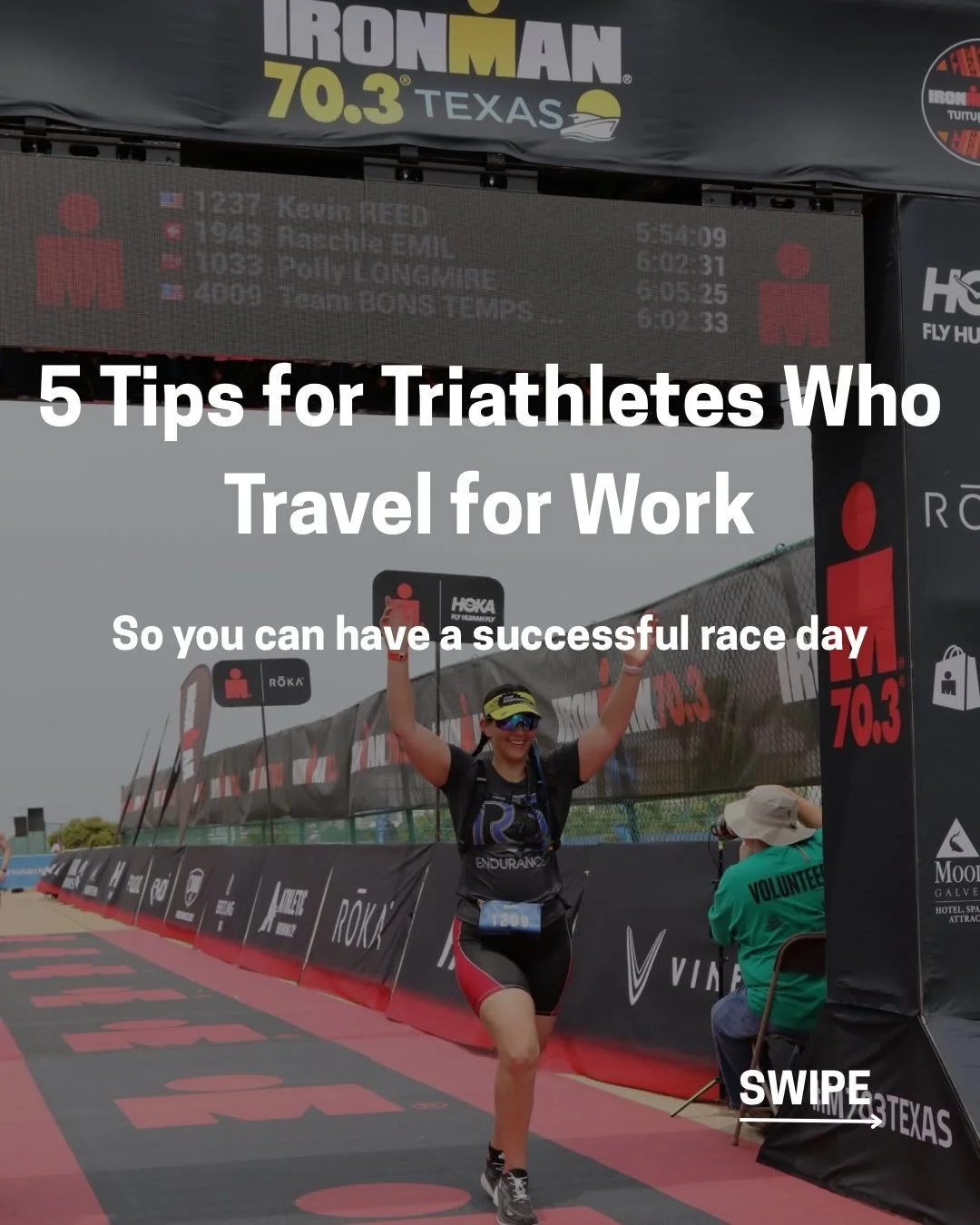 Do you travel a lot for work but also have goals of competing in triathlons? So many athletes I have worked with work full time and have busy lives, but we find ways to fit training into their schedule. Especially when it comes to work travel.