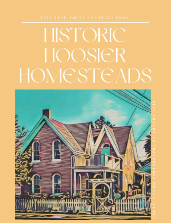 Hoosier Homesteads Fineline Coloring Book