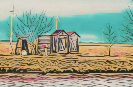 Roadside rest (outhouses)