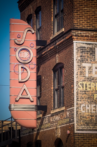 Club Soda sign
