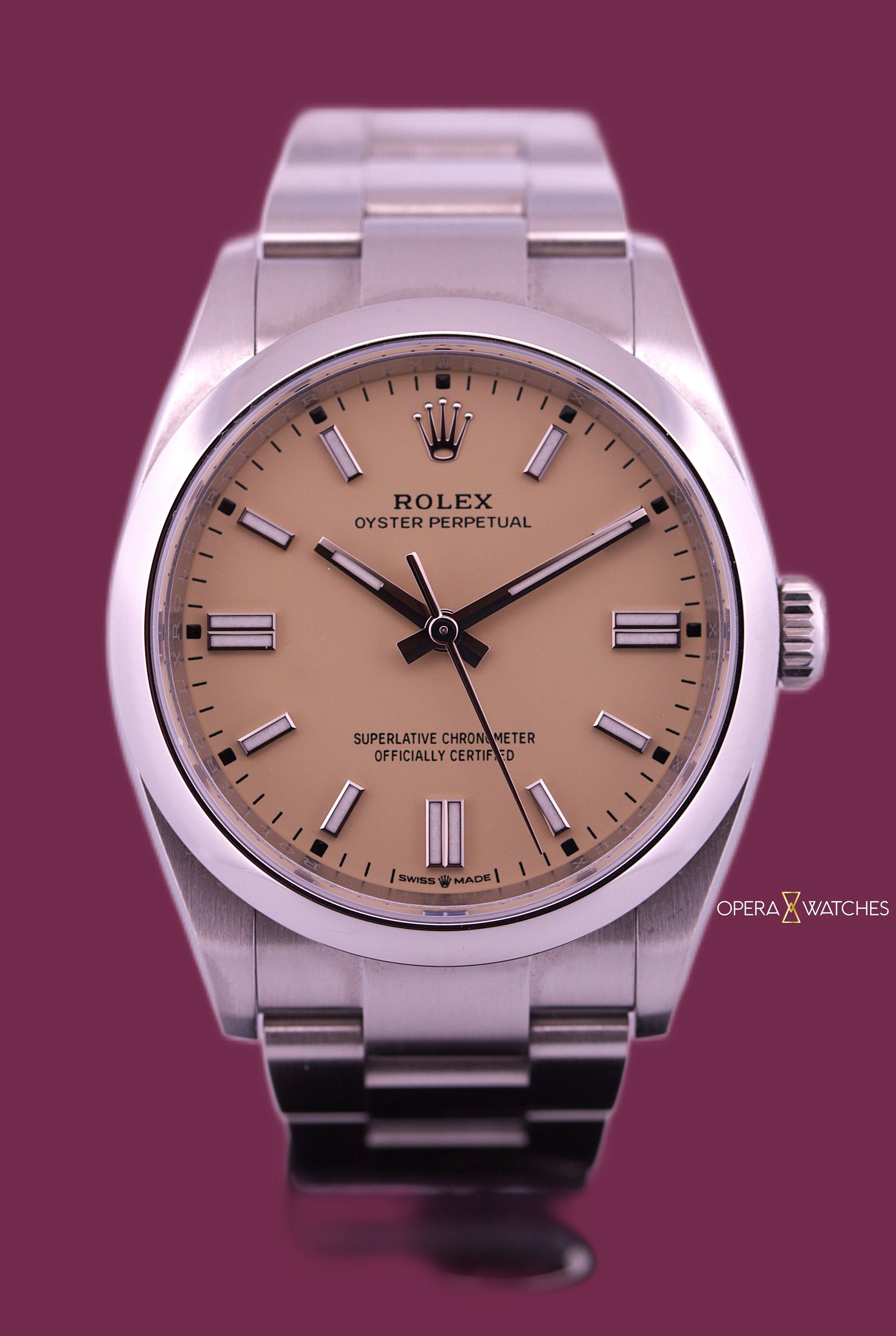 Rolex Oyster Perpetual 36mm Beige
