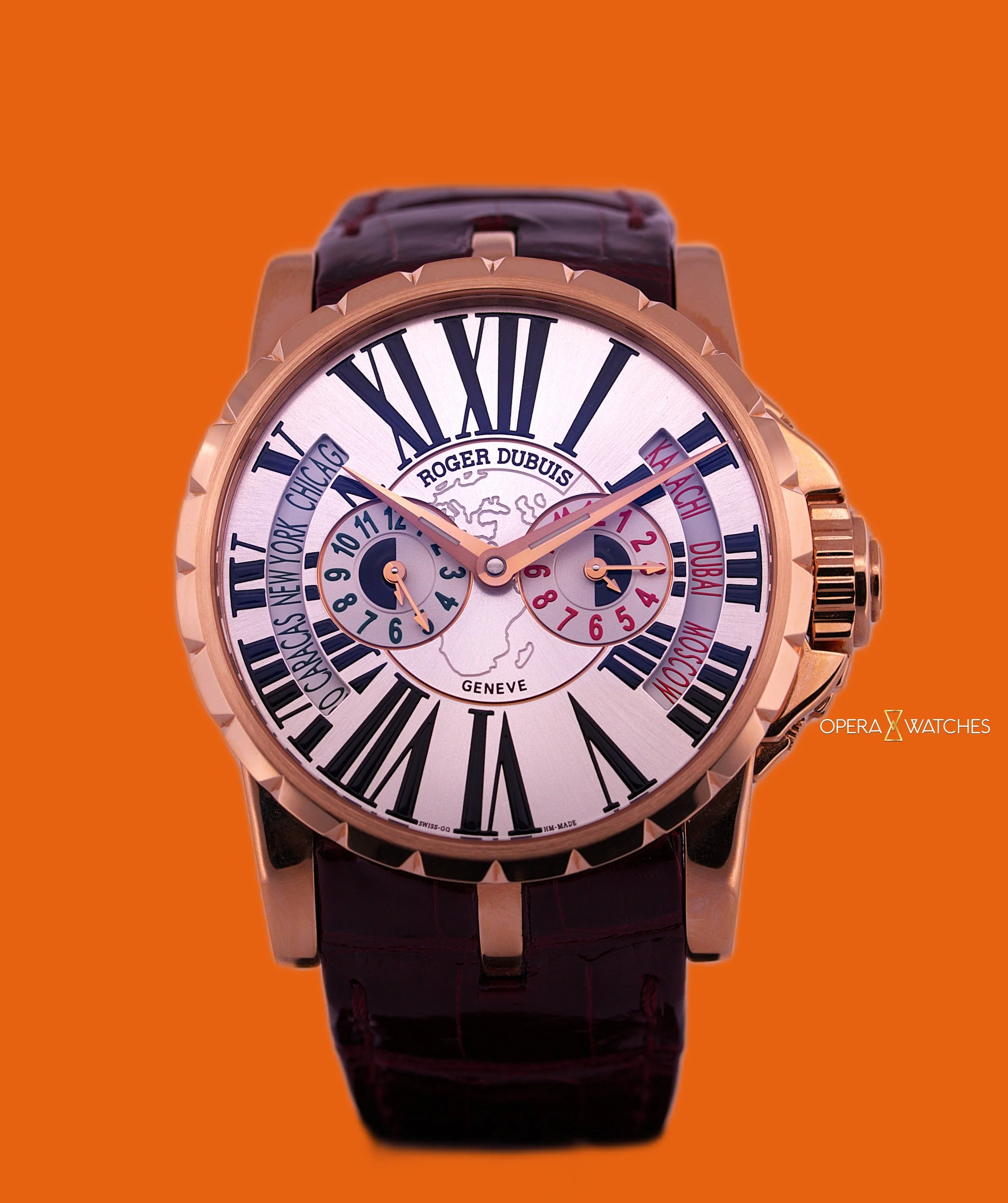 Roger Dubuis Excalibur Triple Time Zone Limited Edition of 28 Pieces