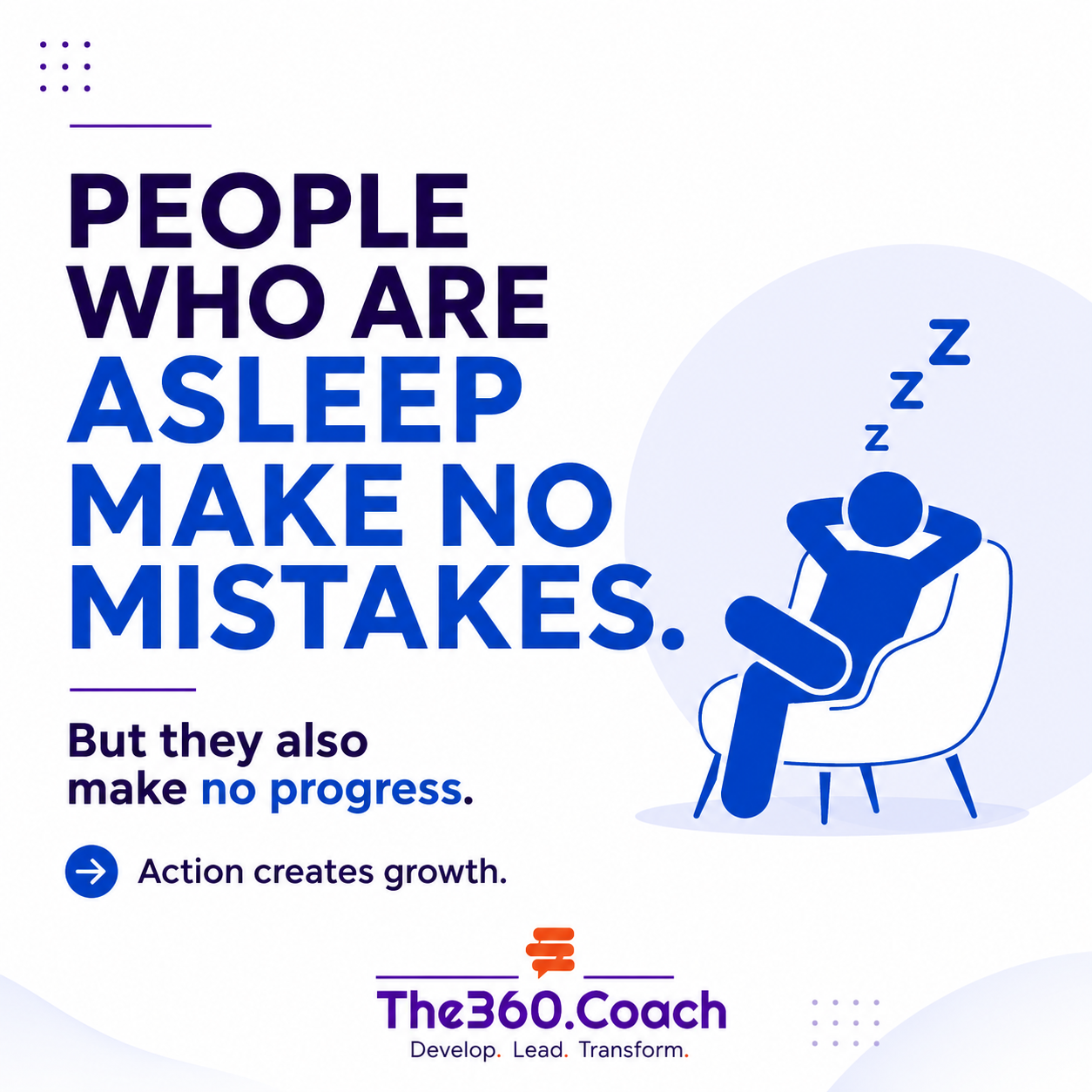 𝗣𝗲𝗼𝗽𝗹𝗲 𝘄𝗵𝗼 𝗮𝗿𝗲 𝗮𝘀𝗹𝗲𝗲𝗽 𝗺𝗮𝗸𝗲 𝗻𝗼 𝗺𝗶𝘀𝘁𝗮𝗸𝗲𝘀.