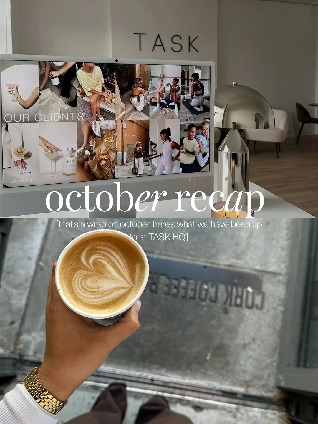 October recap at TASK HQ.

Our office transformed into a studio environment as we hosted a shoot day for @fadaofficial.co, utilising our bright Cork City office as the location for their e-commerce content shoot.

We continued preparations for our in