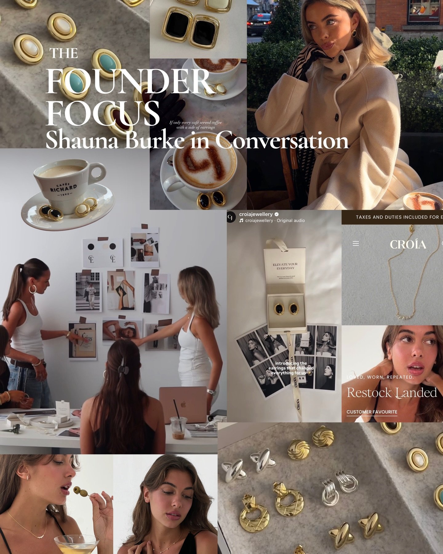 Welcome The Founder Focus, our new segment of the TASK Times newsletter, built around honest conversations with the people behind the brands you know and love.

For our first edition, we chatted with @shaunaburke.x, founder of @croiajewellery, about 