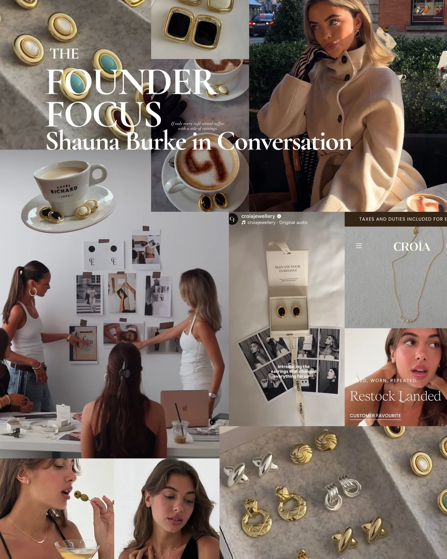 Welcome The Founder Focus, our new segment of the TASK Times newsletter, built around honest conversations with the people behind the brands you know and love.

For our first edition, we chatted with @shaunaburke.x, founder of @croiajewellery, about 