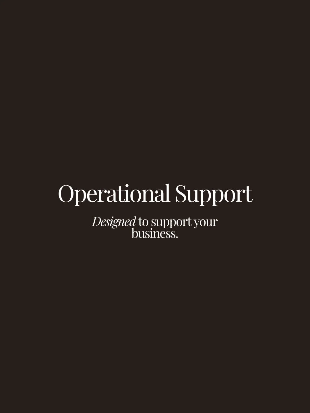 We&rsquo;re bringing our Operational Support back 💭 

Having spoken to clients &amp; other business owners we see that you need functional backend support that works. This is what TASK was originally built on &amp; we&rsquo;re excited to bring it ba