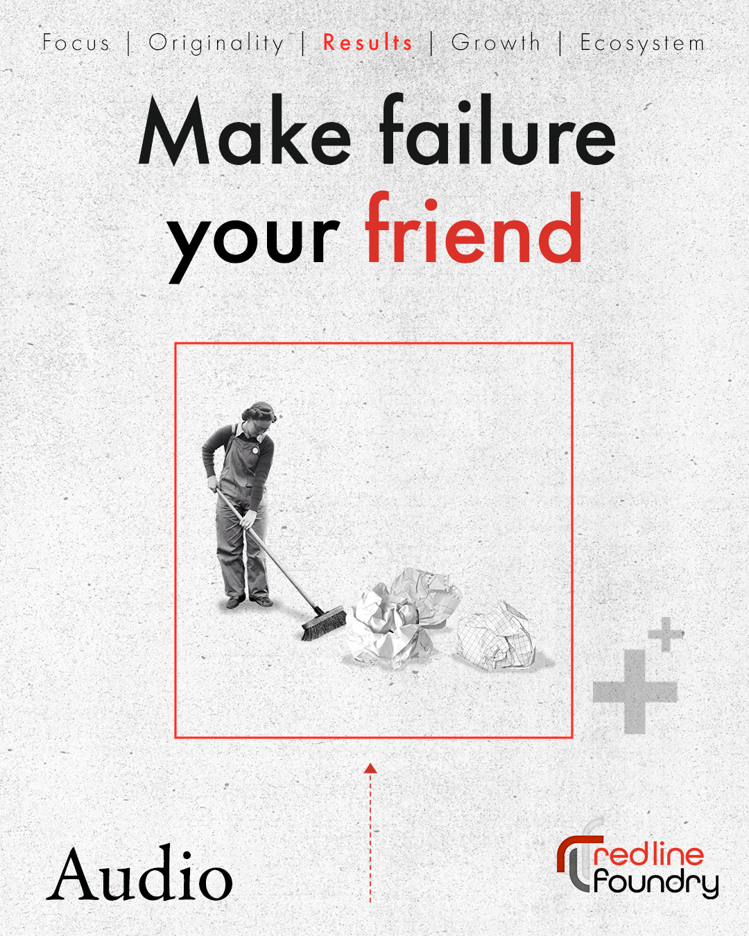 AUDIO: Make failure your friend (6mins)