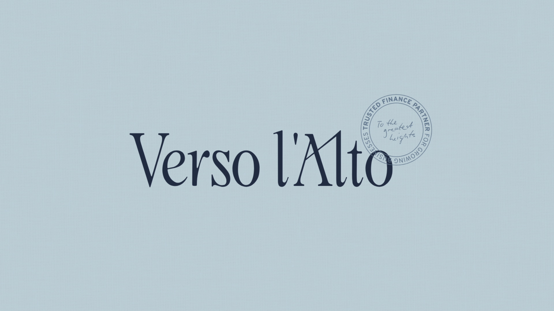 VERSO L'ALTO, FINANCIAL CONSULTING FIRM