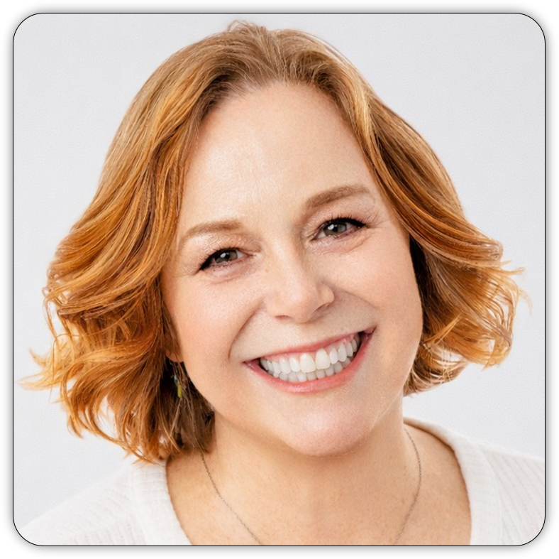 Portrait photograph of a smiling Dr. Becky Dueben.