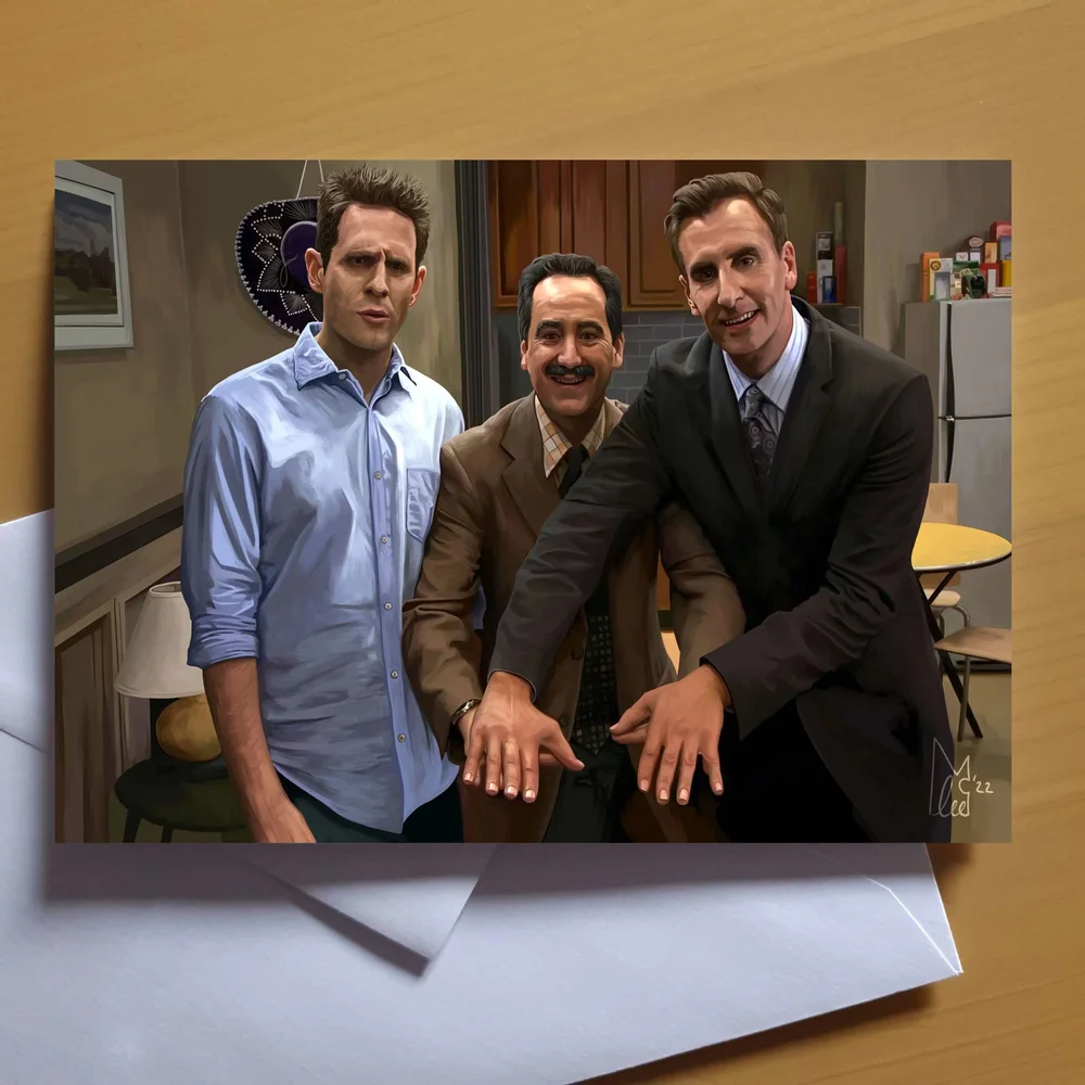 Dennis Reynolds Always Sunny S1e1 We're Lawyers! Its Always Sunny In  Philadelphia Greeting Card — Lee McGuire Art