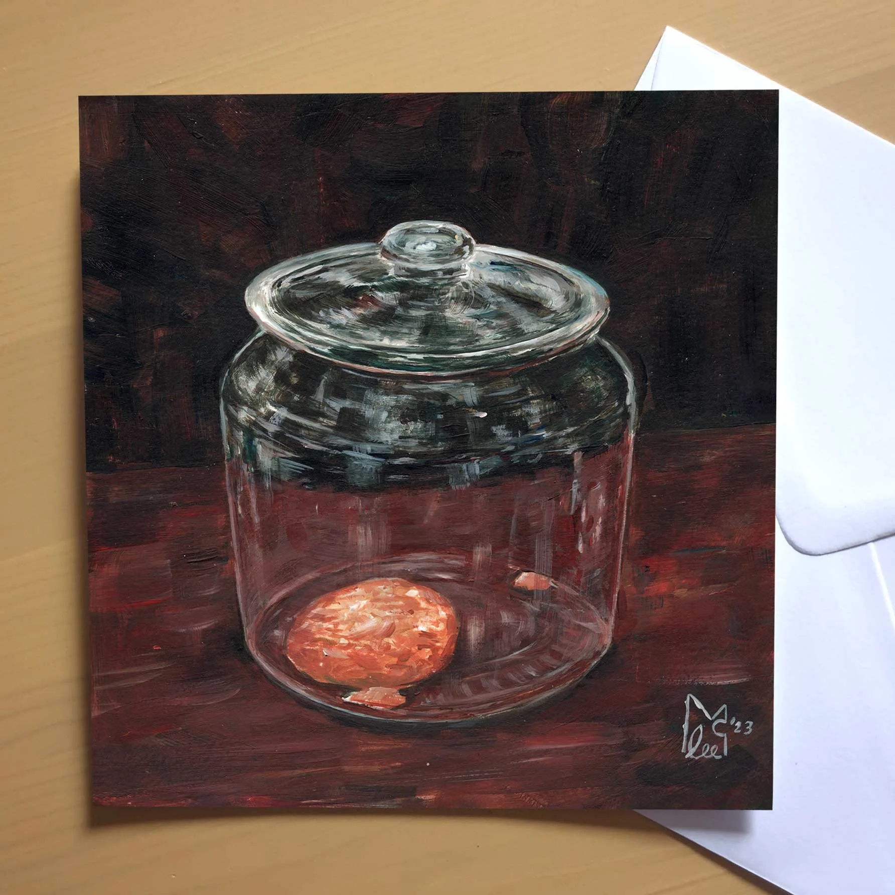 The Last Cookie - Greeting card