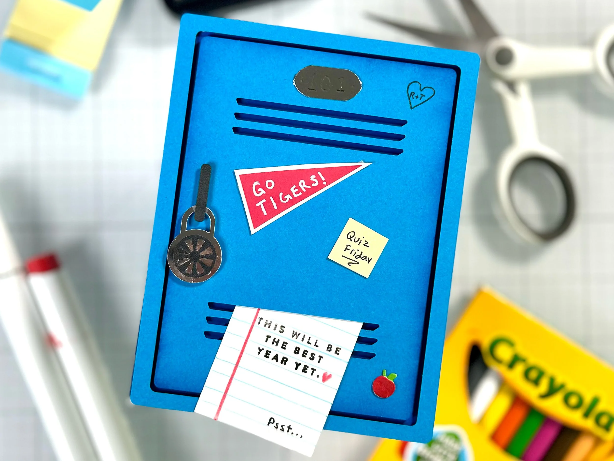 School Locker Card