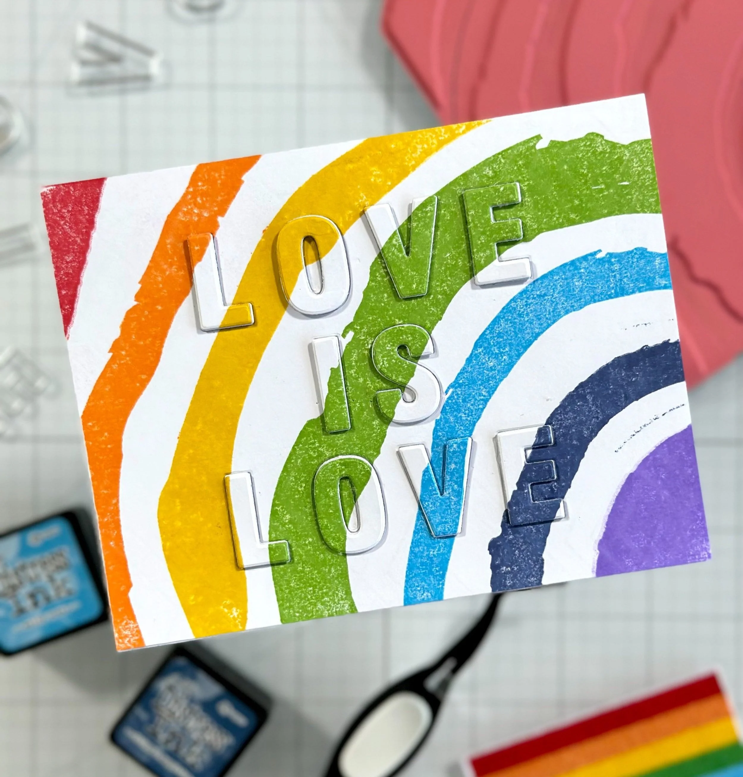 Love is Love -- Rainbow Pride Card — Ralph Tyndall Designs