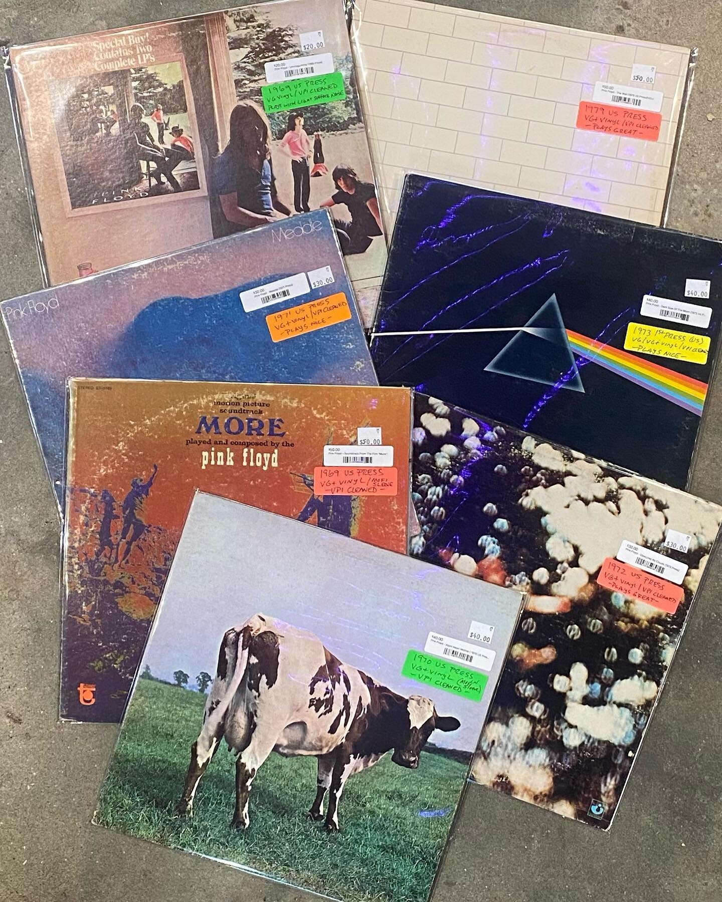 Some nice original Pink Floyd records going out now! @remixrecordshop @mills50district @pinkfloyd