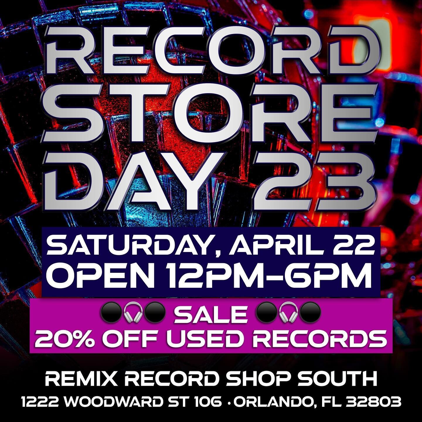 🔥Important information about Remix Record Shops and Record Store Day 2023!🔥

📣Attention vinyl lovers! Record Store Day 2023 is happening this weekend Saturday, April 22nd!

Here's some crucial information you need to know:

We have TWO locations!
