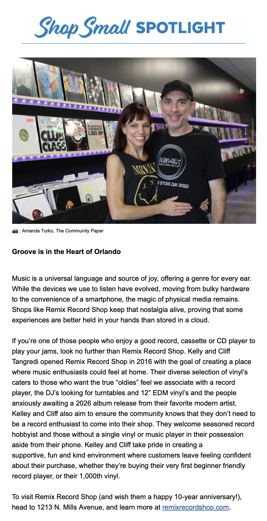 Remix Record Shop - Featured in City News: The Magic Behind the Curtain