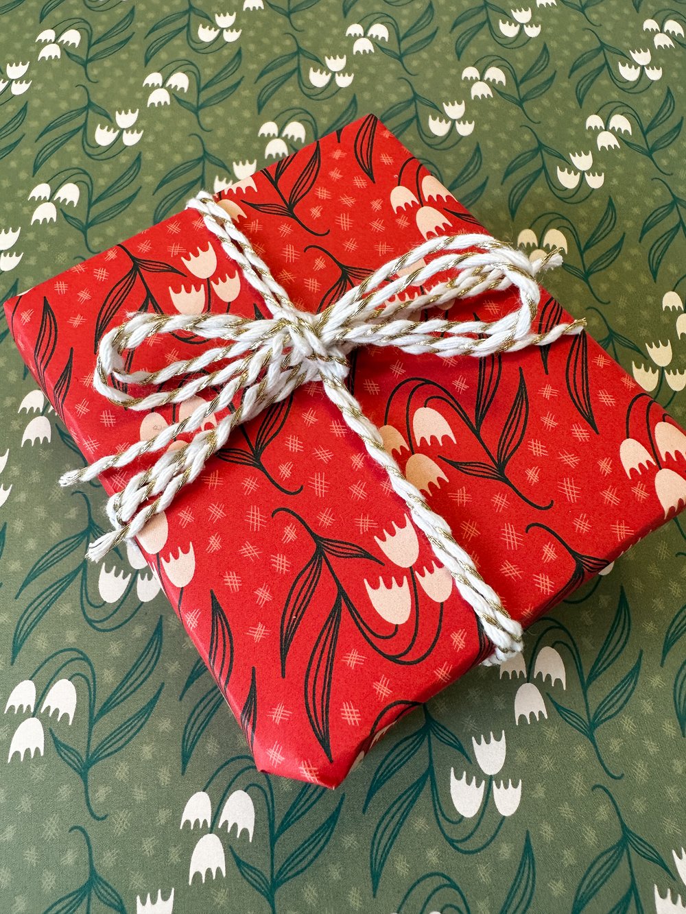 Dosado Red Wrapping Paper — Rebecca Jane Woolbright 2.0