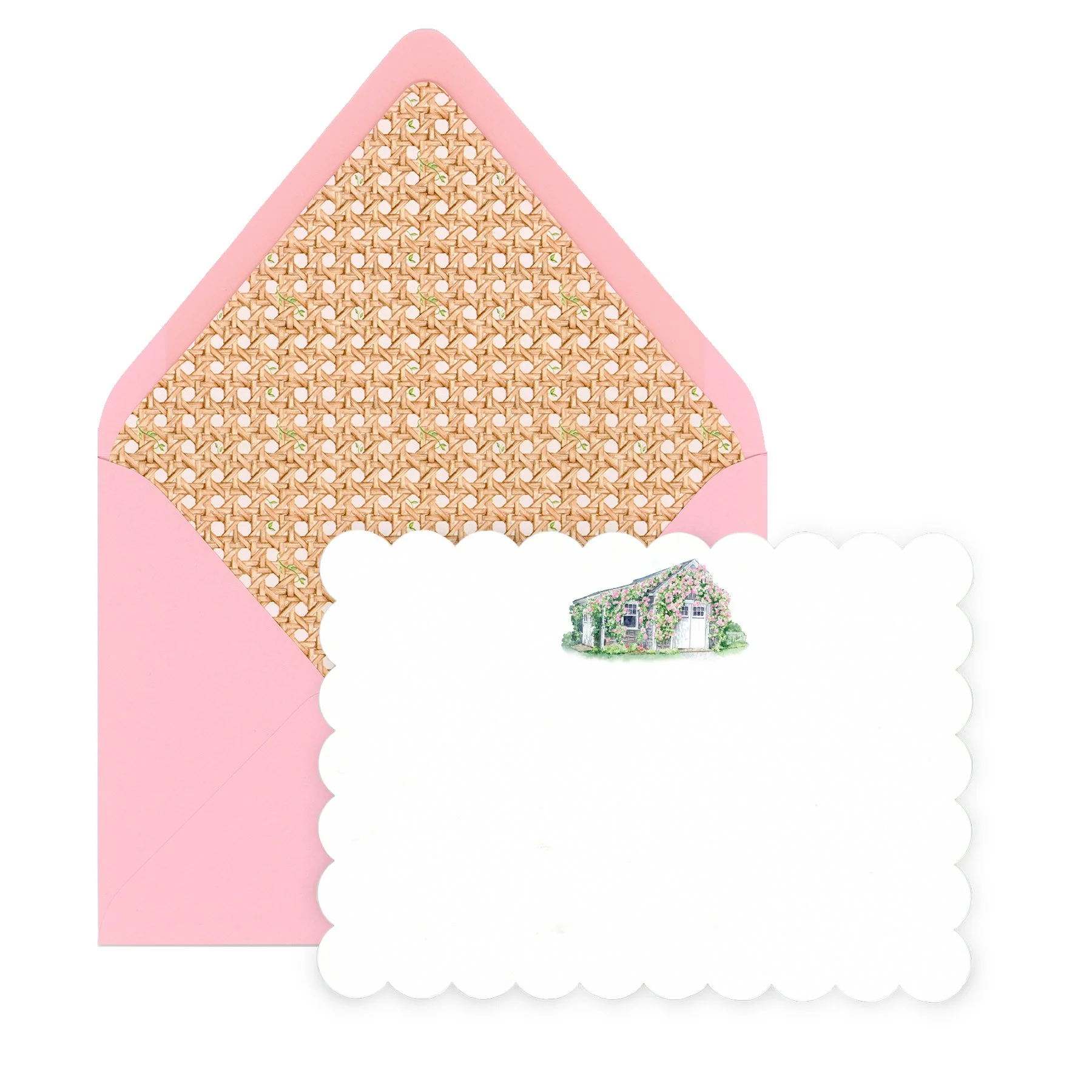 The Cottage Scalloped Notecard Set