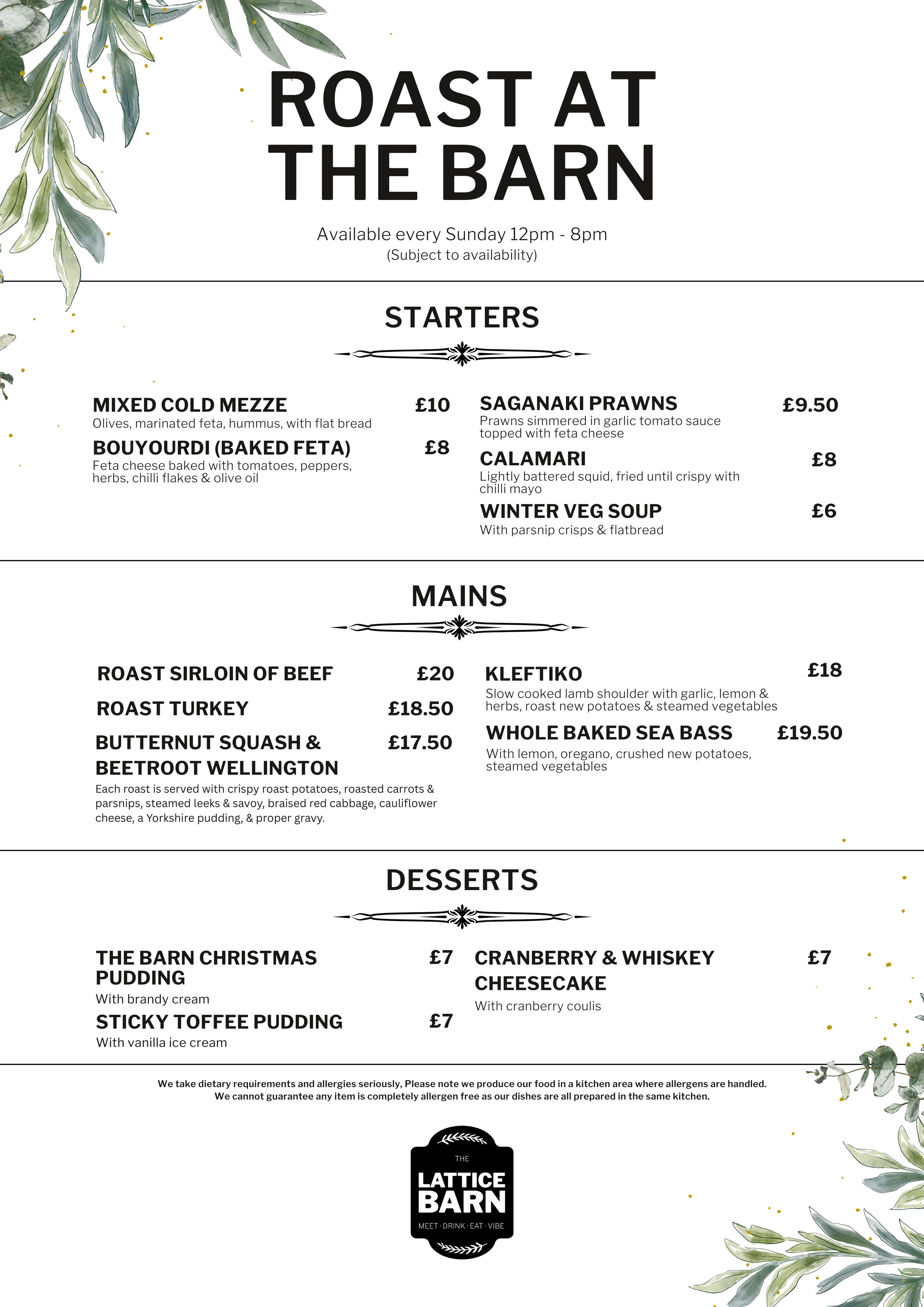 The Barn - Sunday Menu (December2025).png