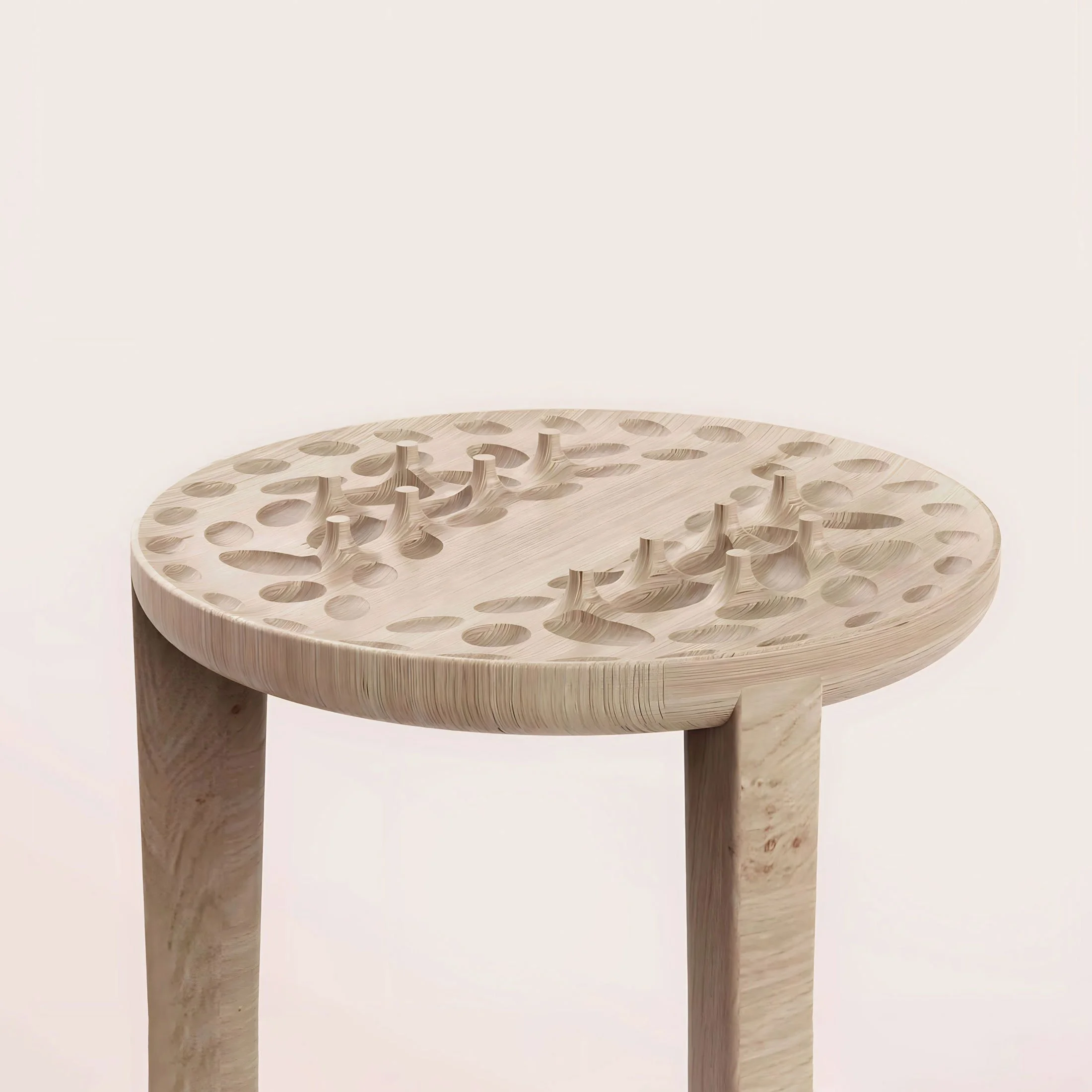 Perceptual Terrain Stool — Design inquiry by Martin Lenclos / Rendering