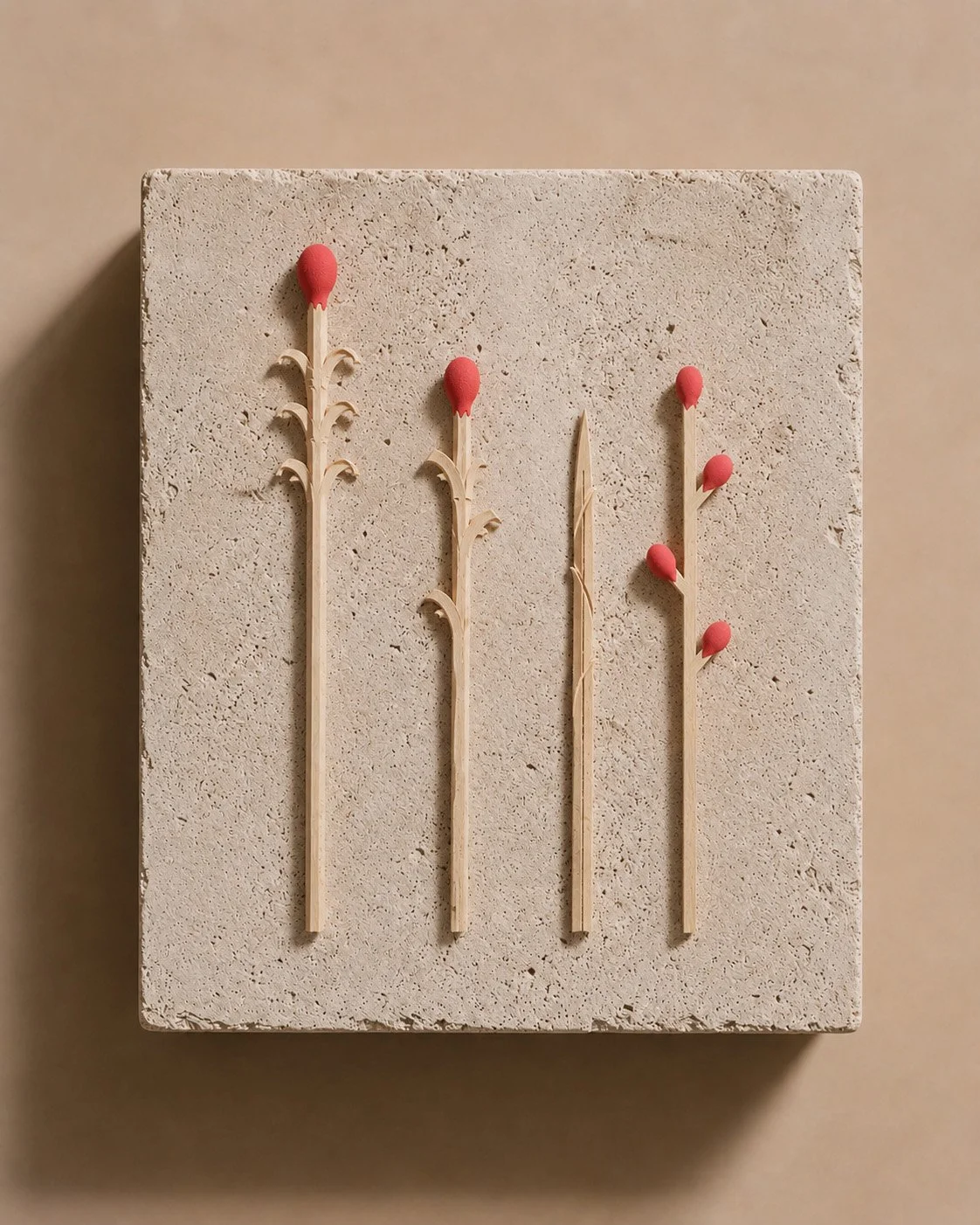 Razing Fire Matches: Red Torch Ginger Matches (in progress)