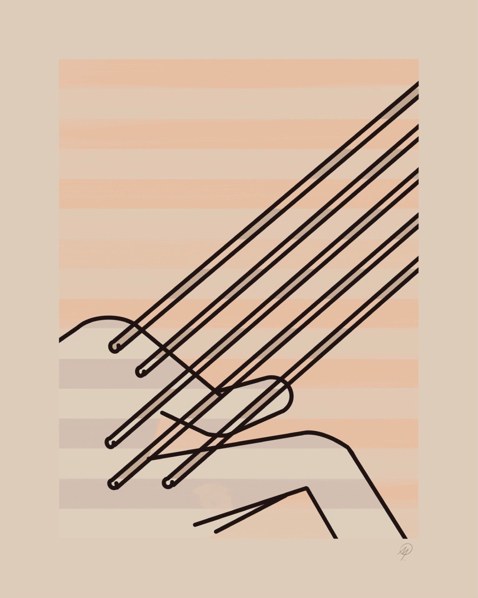 Step into 'Shadows of the Mind, 4': An exquisite digital painting blending graceful watercolor strokes and muted bleached wood tones, inviting transformative self-exploration and deeper understanding.