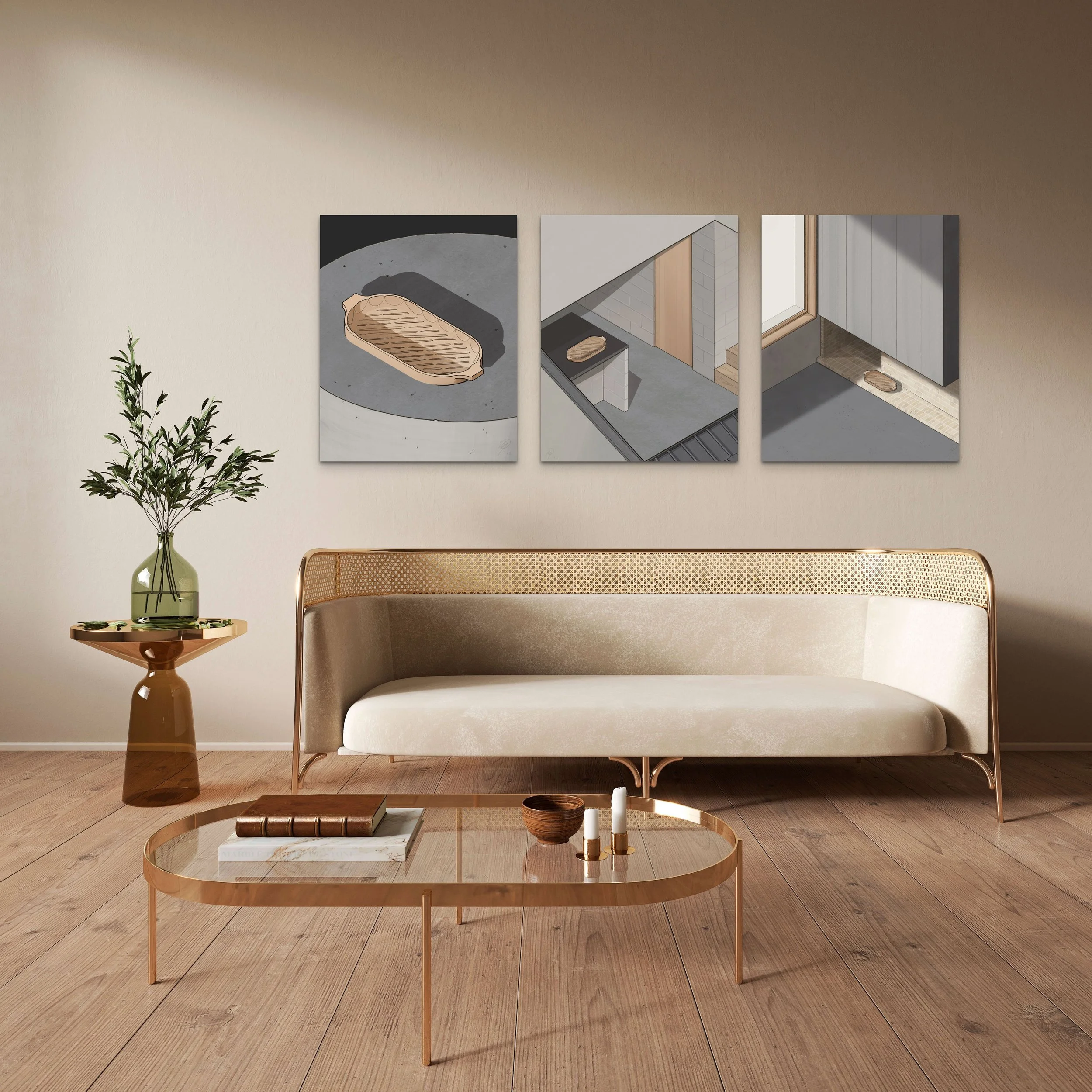 Experience Lenclos.org's "Contours of Impermanence" art prints—signposts to the Truth, guiding the seeker within.