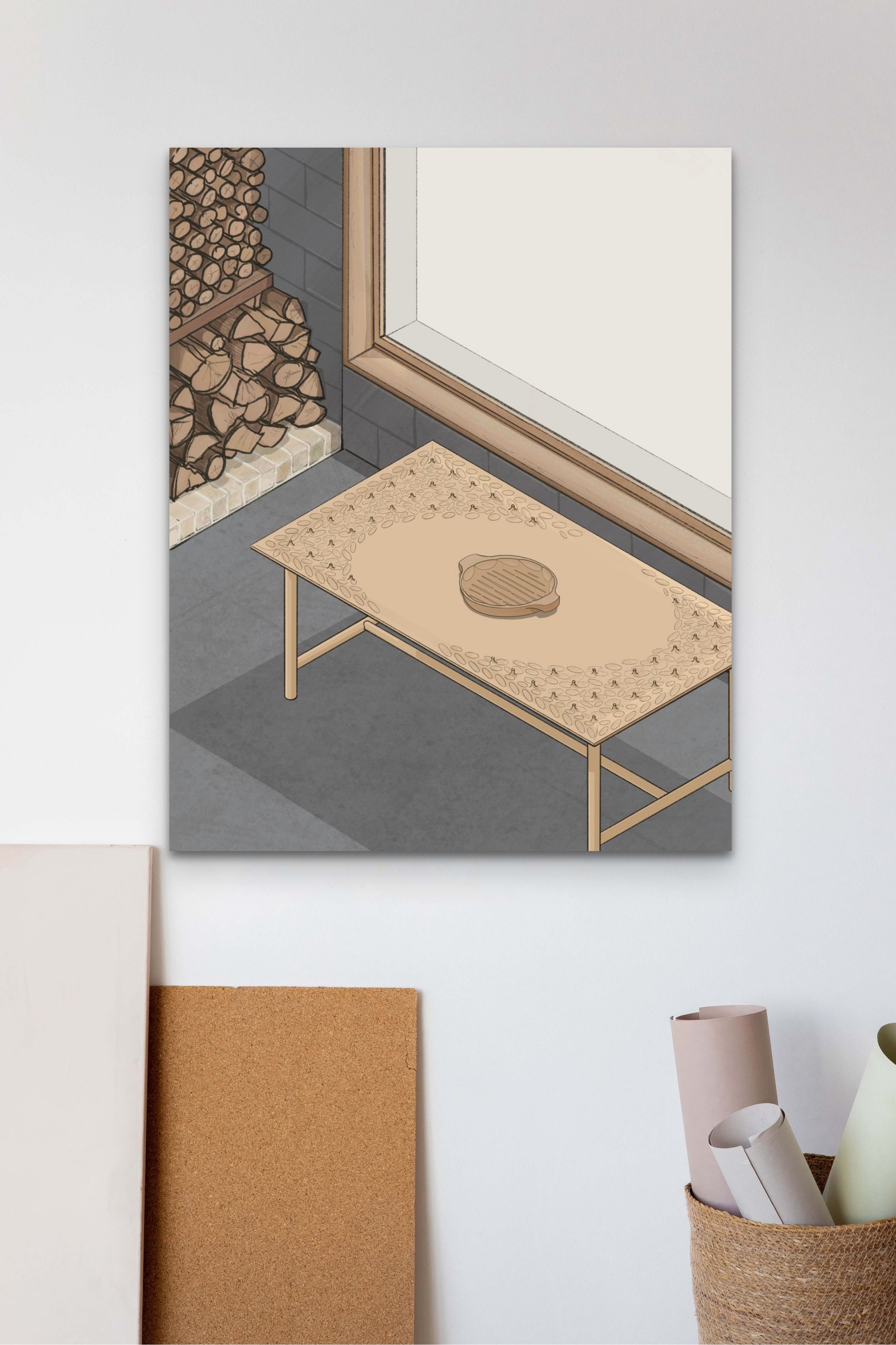 Experience Lenclos.org's "Contours of Impermanence" art prints—signposts to the Truth, guiding the seeker within.