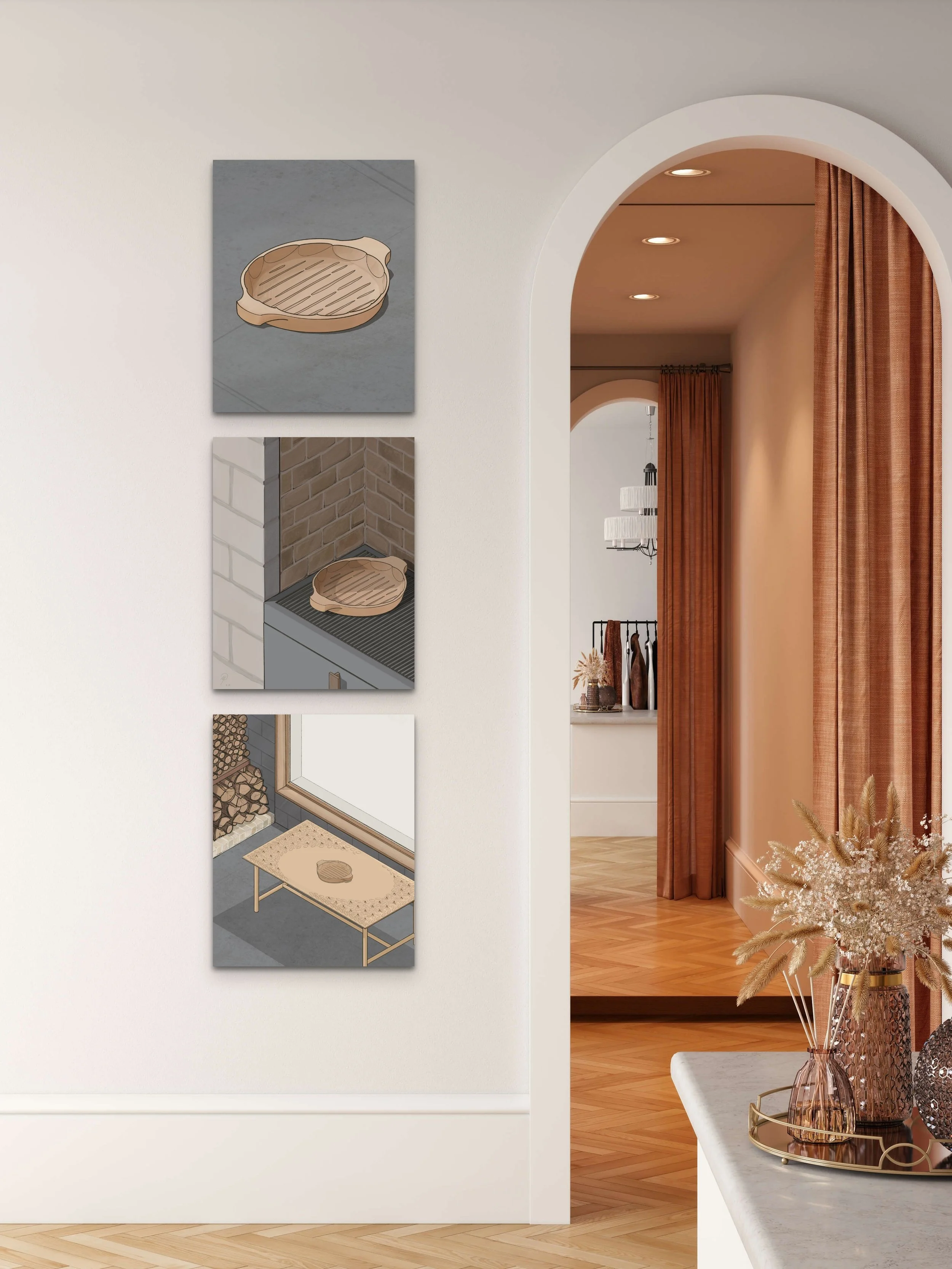 Explore the spiritual practice of "Design For Nothing" with Lenclos.org's art prints, "Contours of Impermanence"—transcending art to guide the spiritual seeker.