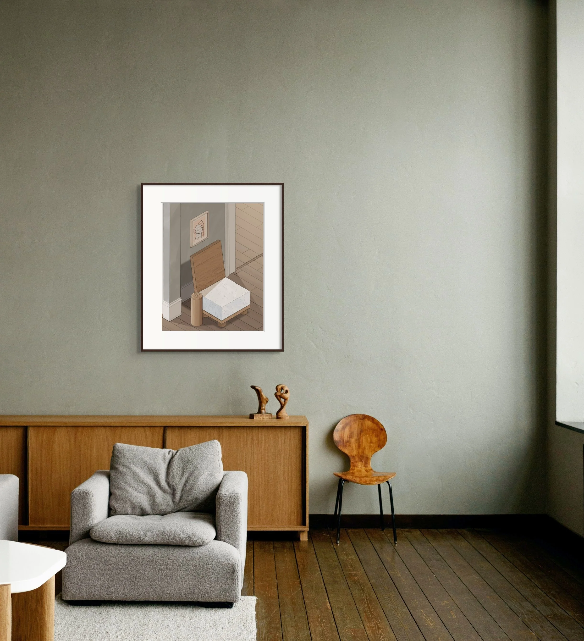 Witness the surreal beauty of L'Enclos' "Contours of Impermanence" art prints—inviting a fresh perspective on reality.