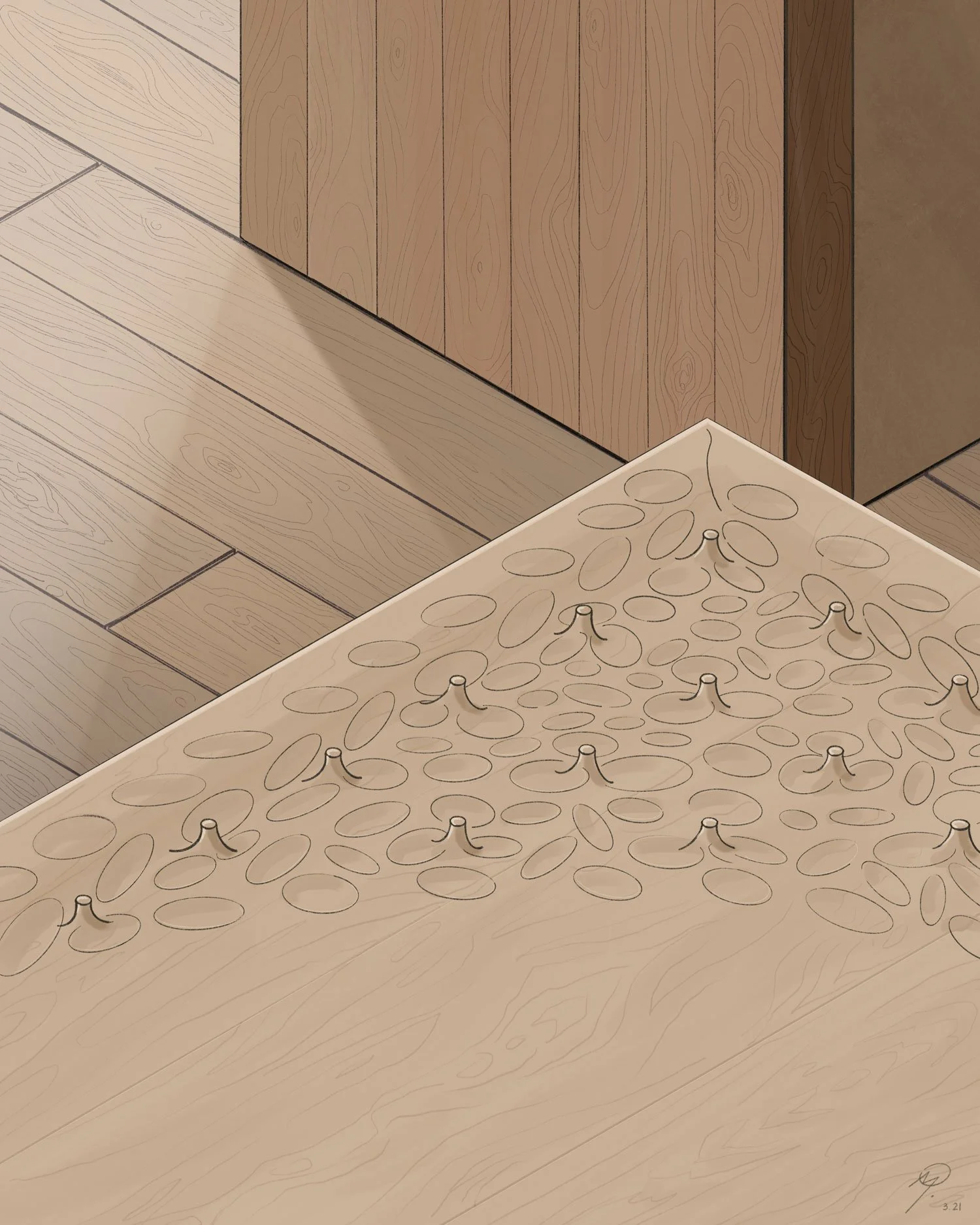 Captivate the senses with 'Contours of Impermanence'—an exploration of perception and awakening.