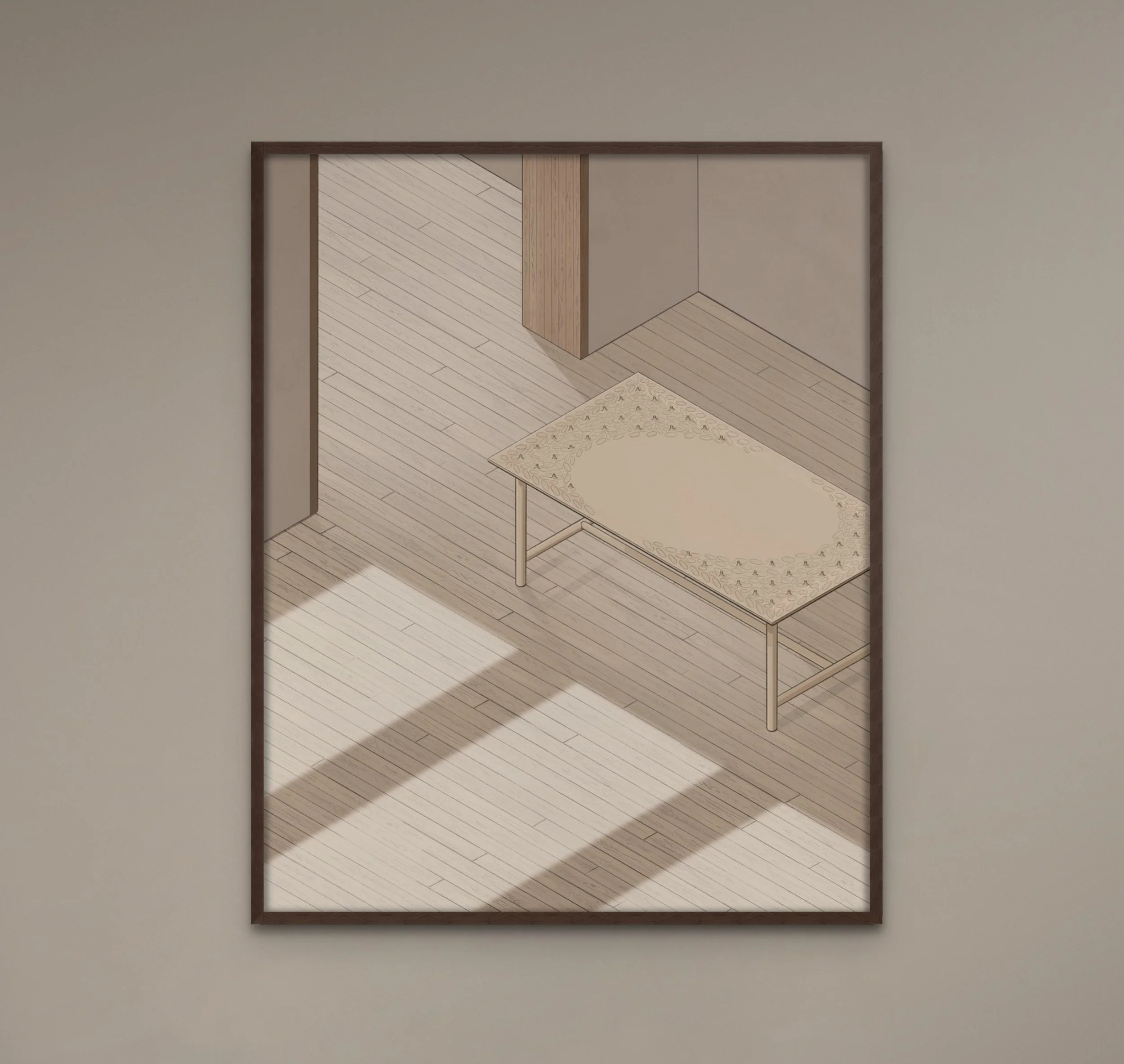 Radiating allure, 'Contours of Impermanence' inspires perception shift to encompassing wholeness.