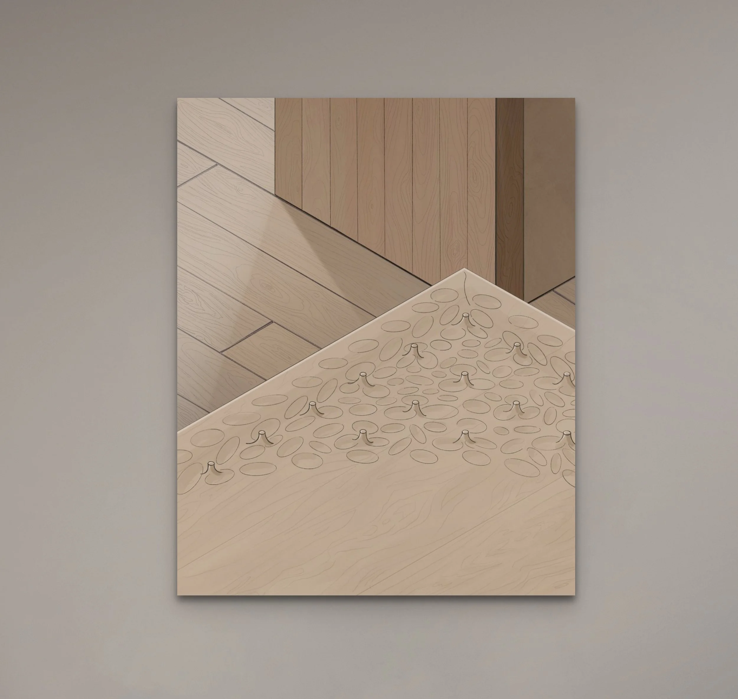 Explore the spiritual practice of "Design For Nothing" with Lenclos.org's art prints, "Contours of Impermanence"—transcending art to guide the spiritual seeker.