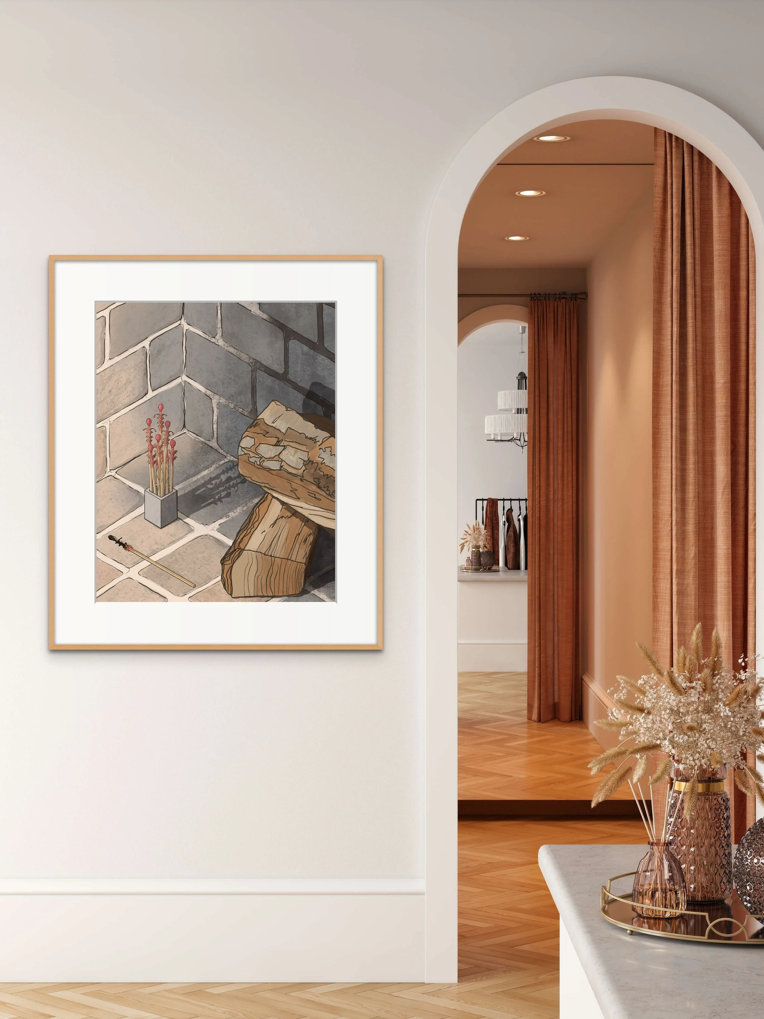 Immerse in Lenclos.org's "Contours of Impermanence" art prints—inspiration for spiritual practitioners on the path to awakening.