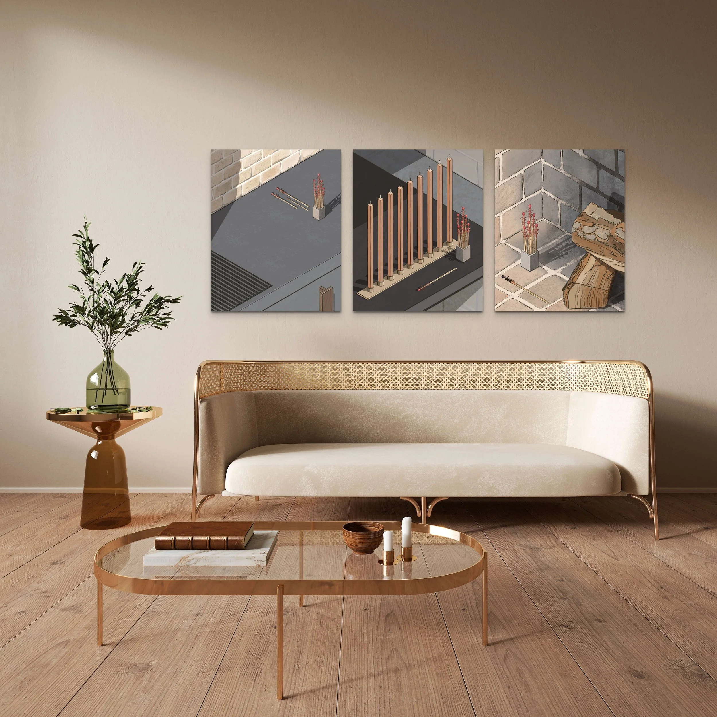 Explore the spiritual practice of "Design For Nothing" with Lenclos.org's art prints, "Contours of Impermanence"—transcending art to guide the spiritual seeker.