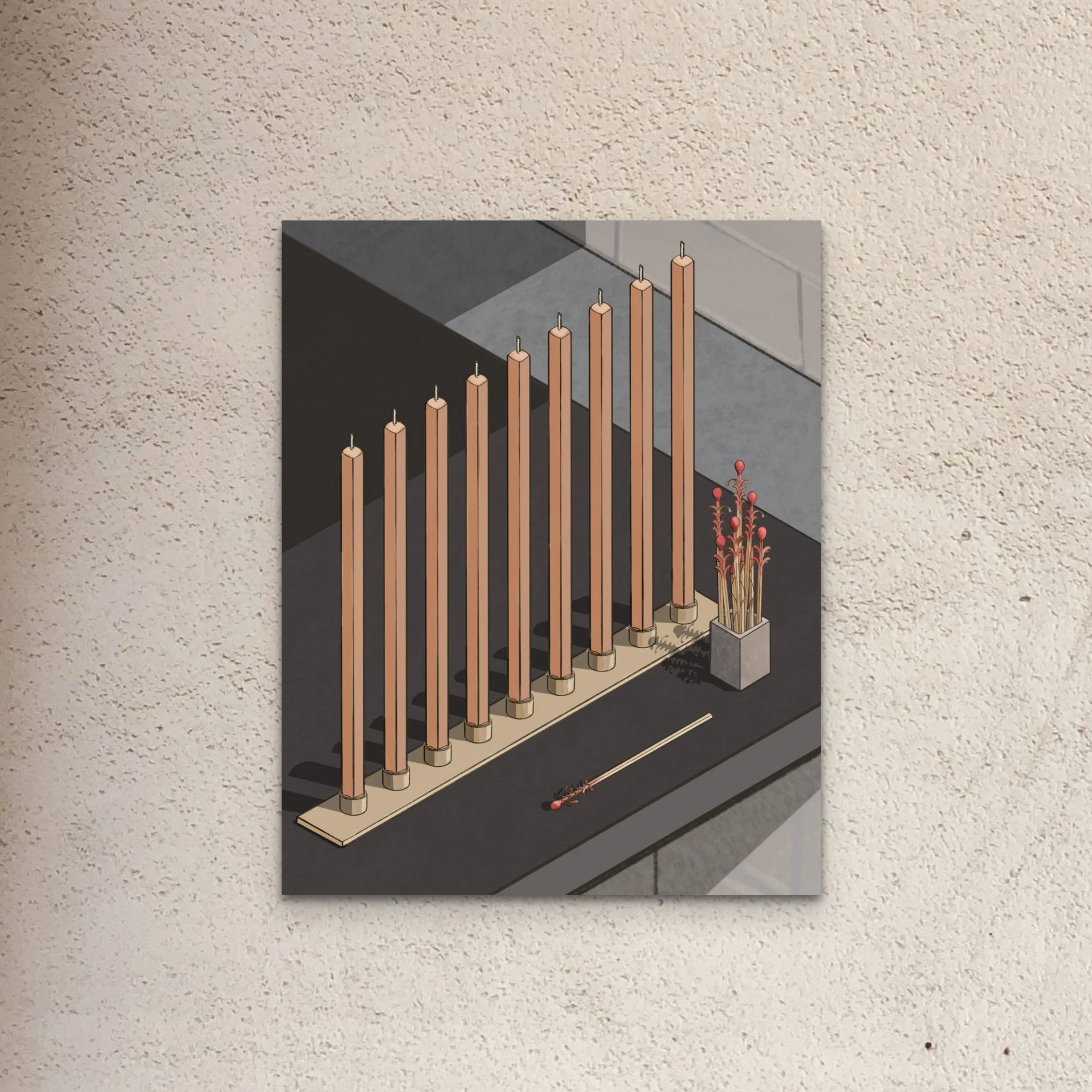 Experience Lenclos.org's "Contours of Impermanence" art prints—signposts to the Truth, guiding the seeker within.